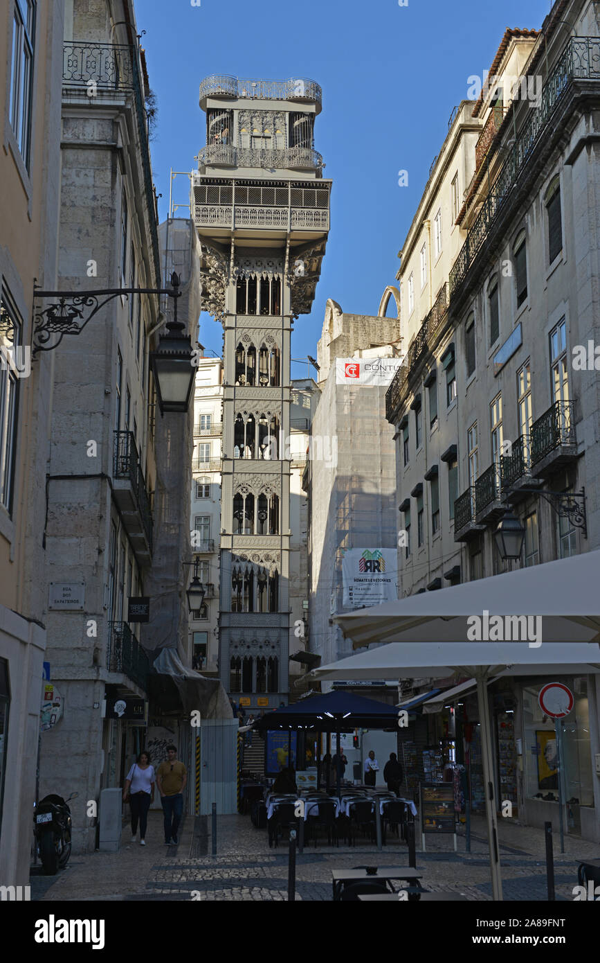 Lissabon Highlights Stockfoto