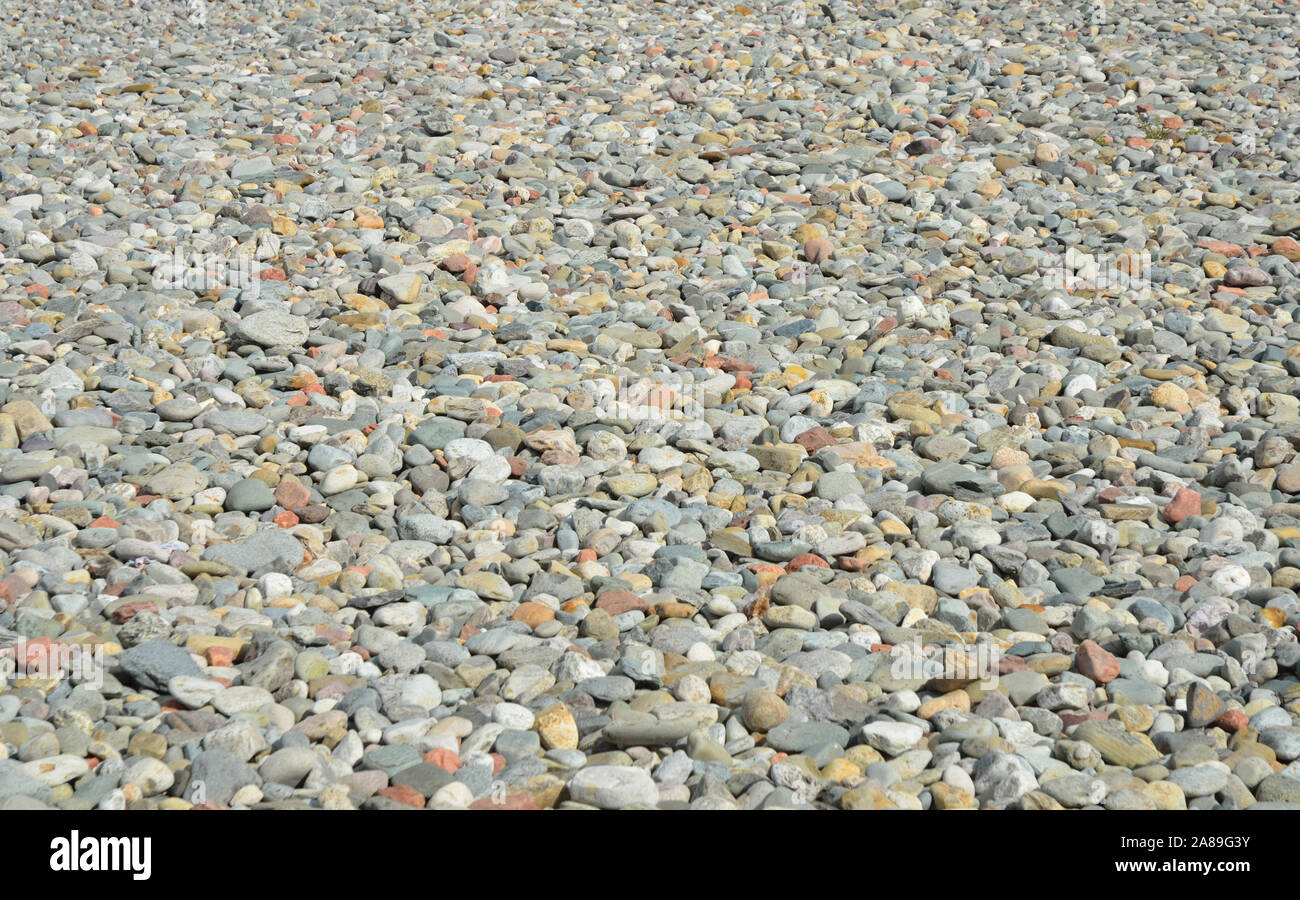 Pebbles, Muster, Strand, Llandudno, Wales, UK, USA, Europa, Stockfoto