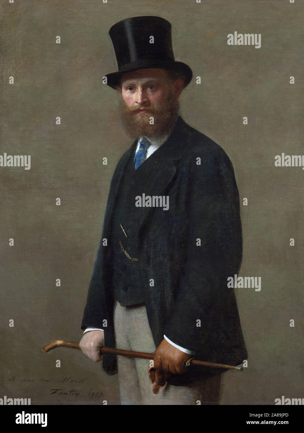 Édouard Manet, 1832 - 1883. Französische Künstler. Nach einer Arbeit in der Kunst Institut von Chicago von Henri Fantin-Latour. Stockfoto
