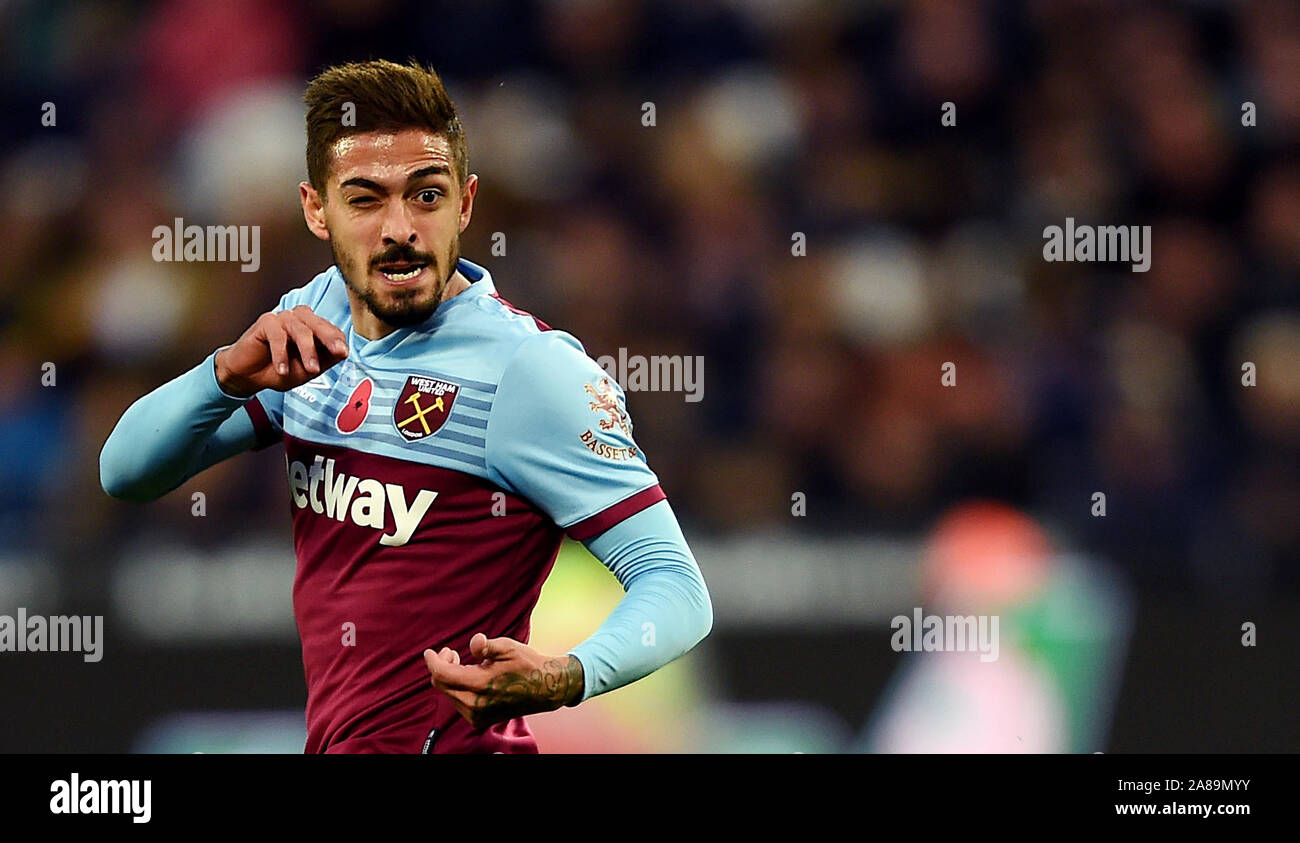 West Ham United ist Manuel Lanzini Stockfoto