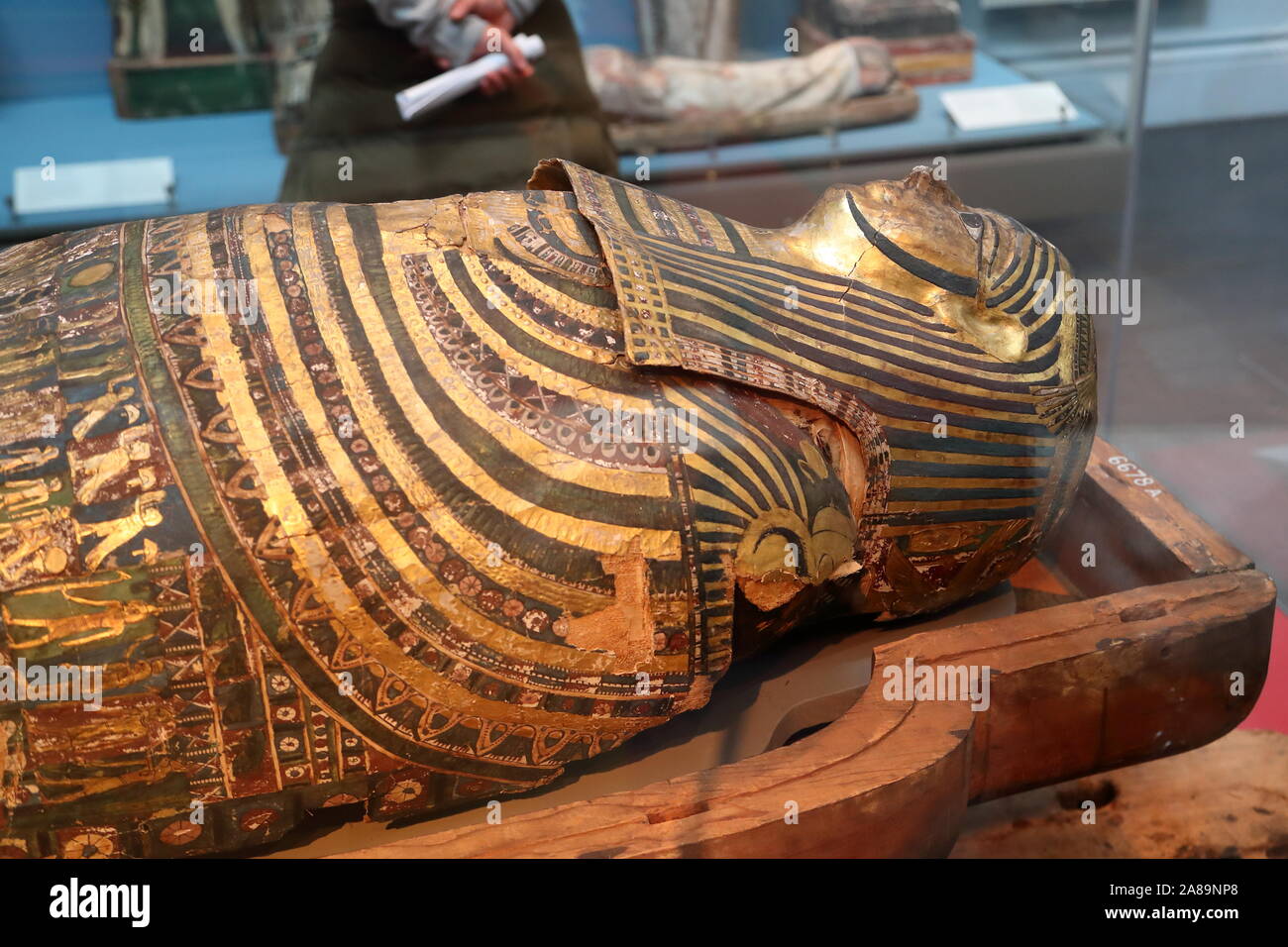 Die Särge der Priester Hornedjitef des British Museum, London, UK Stockfoto