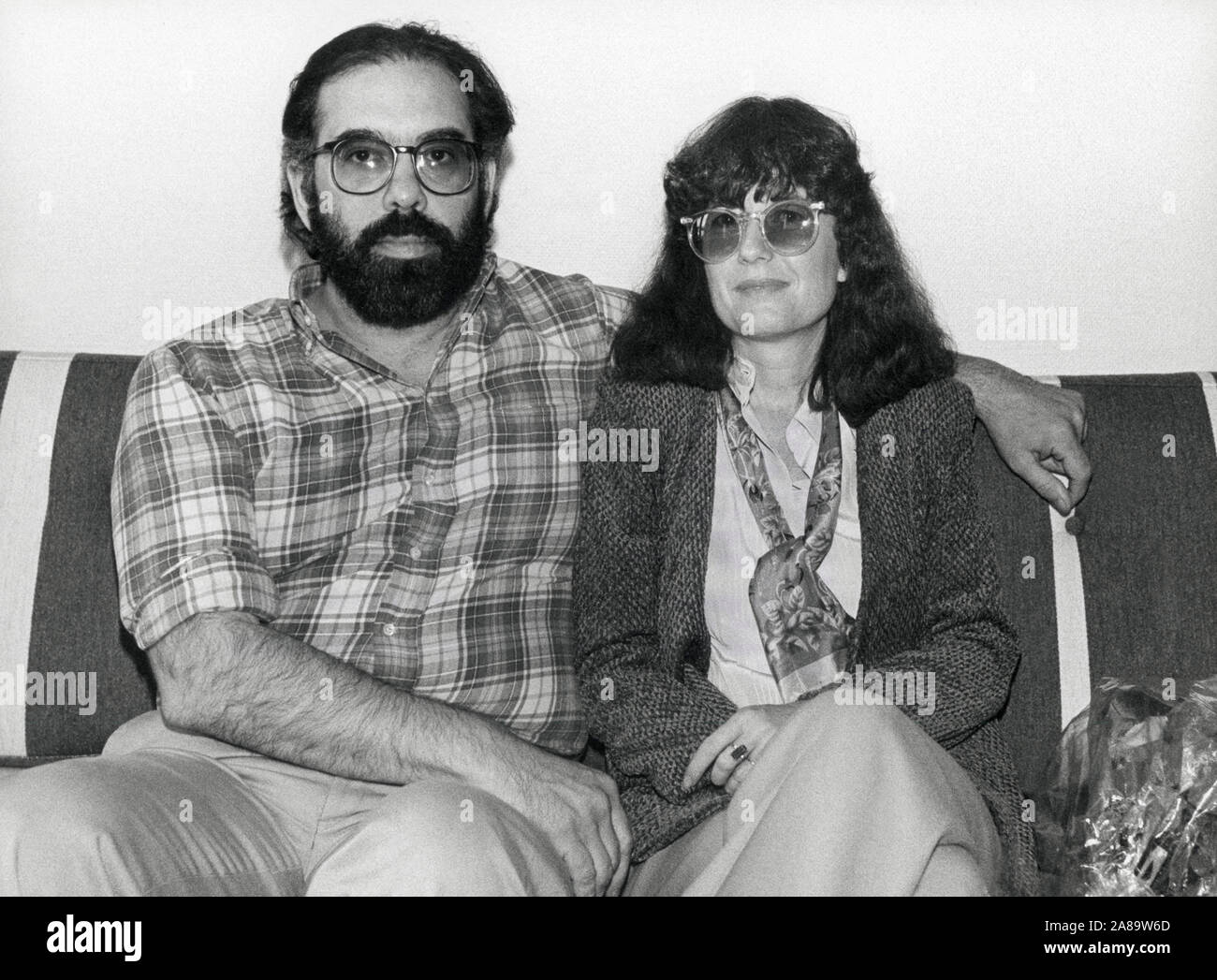 Francis Ford Coppola amerikanischen Filmregisseur mit Frau Eleonor Stockfoto