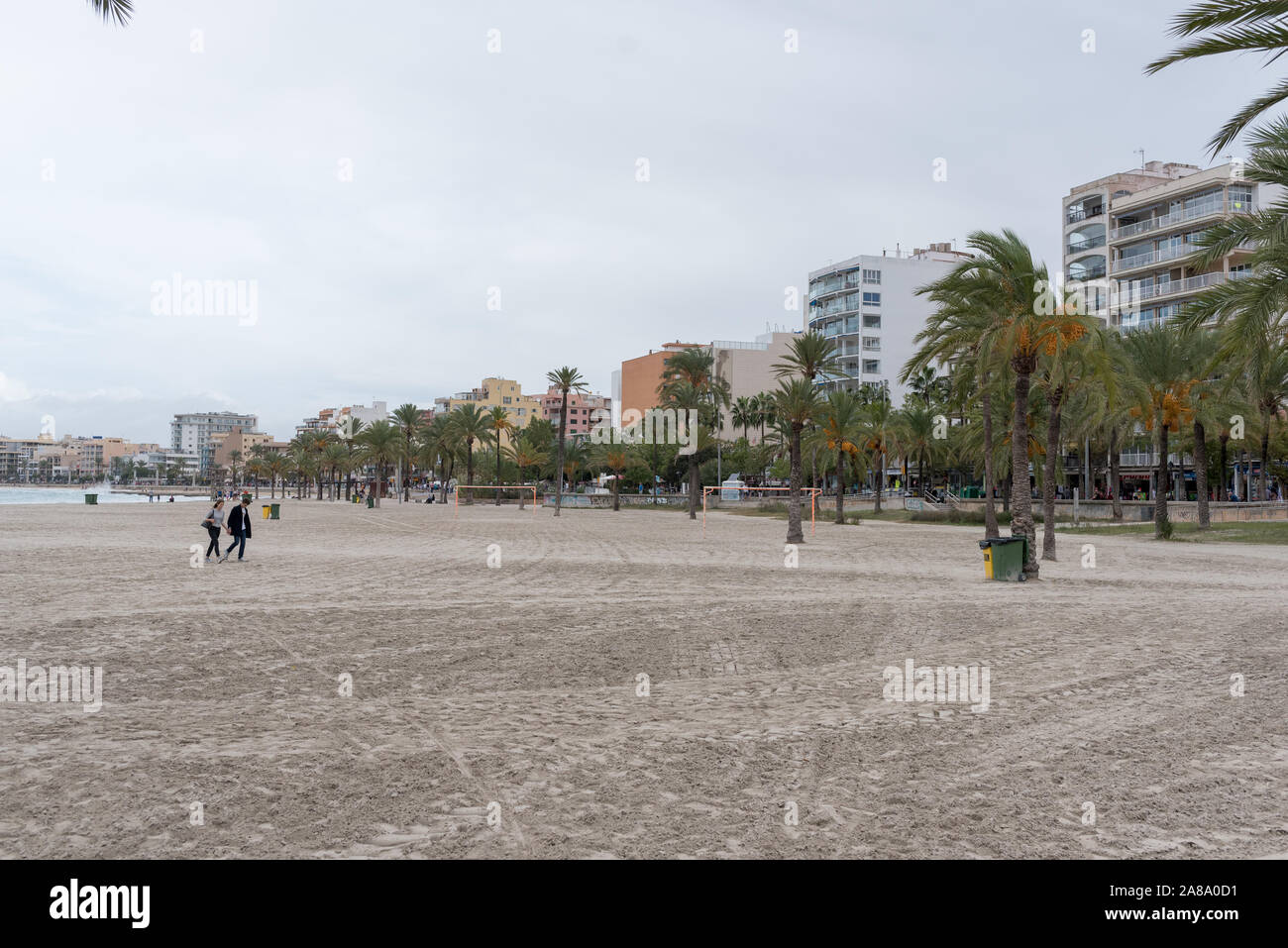 Urlaub Spanien Resort El Arenal städtische Straßen Holiday Resort Stockfoto