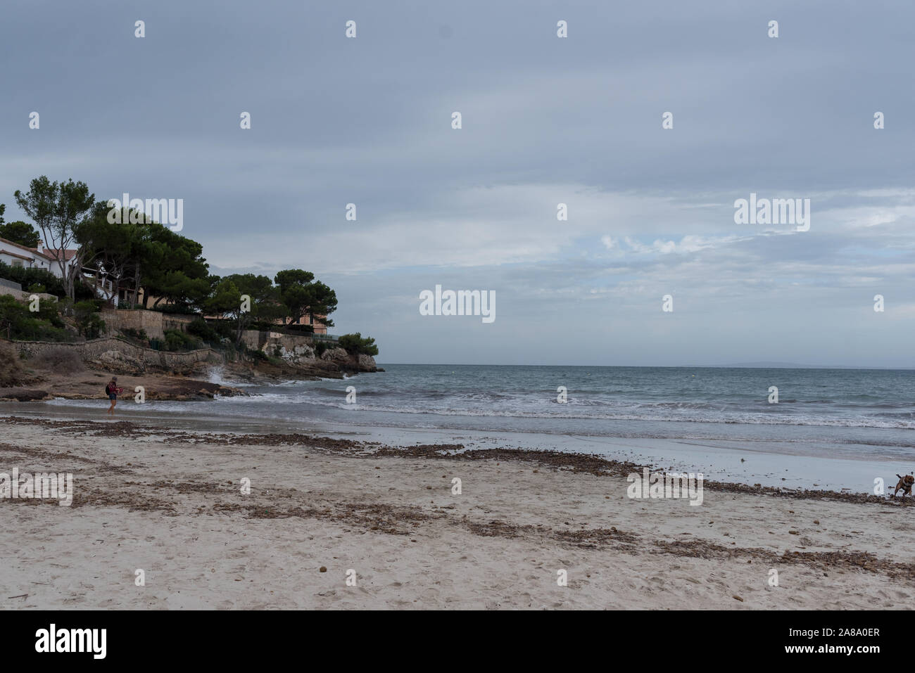 Urlaub Spanien Resort El Arenal städtische Straßen Holiday Resort Küstenansicht Stockfoto