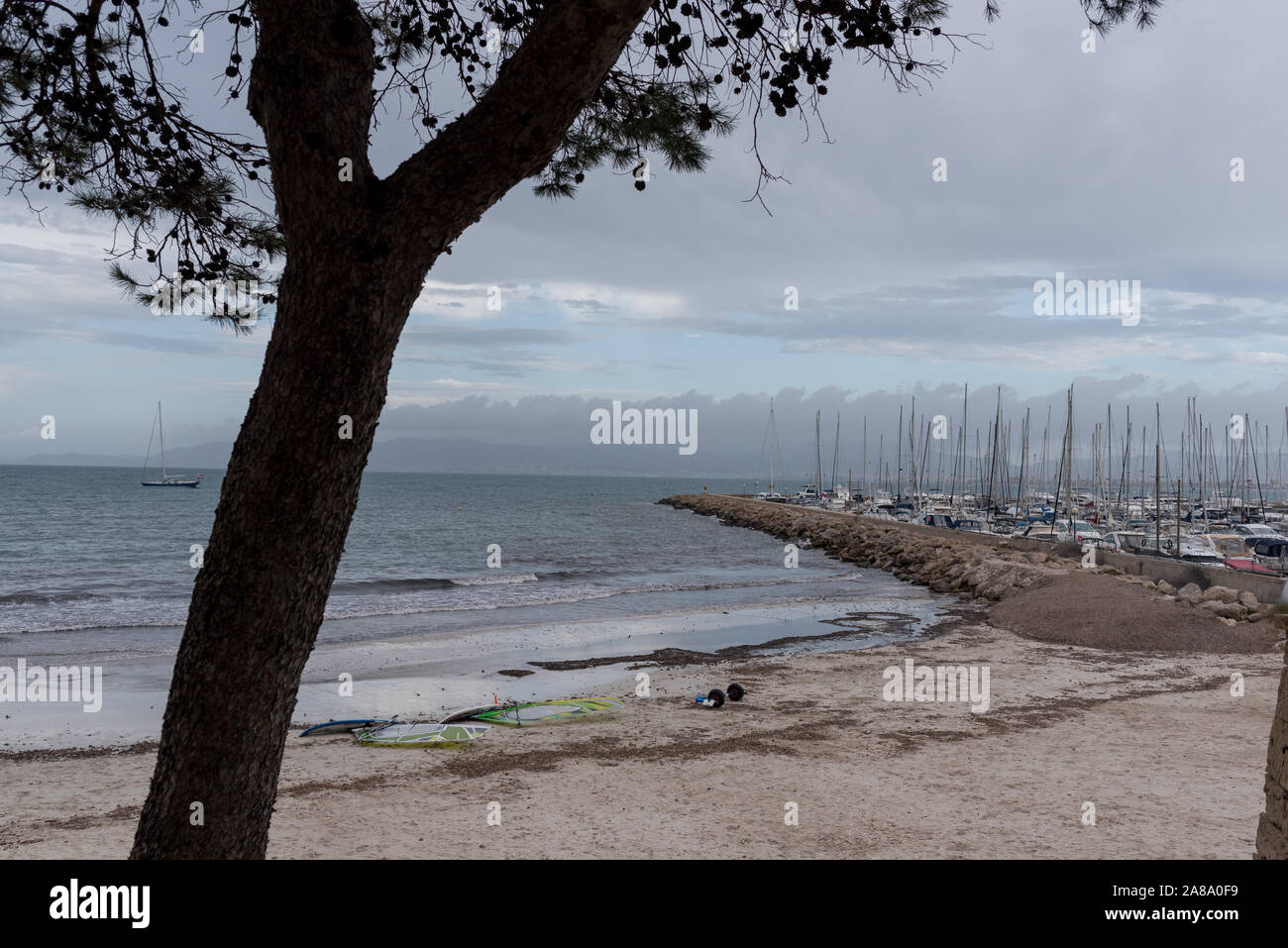 Urlaub Spanien Resort El Arenal städtische Straßen Holiday Resort Stockfoto
