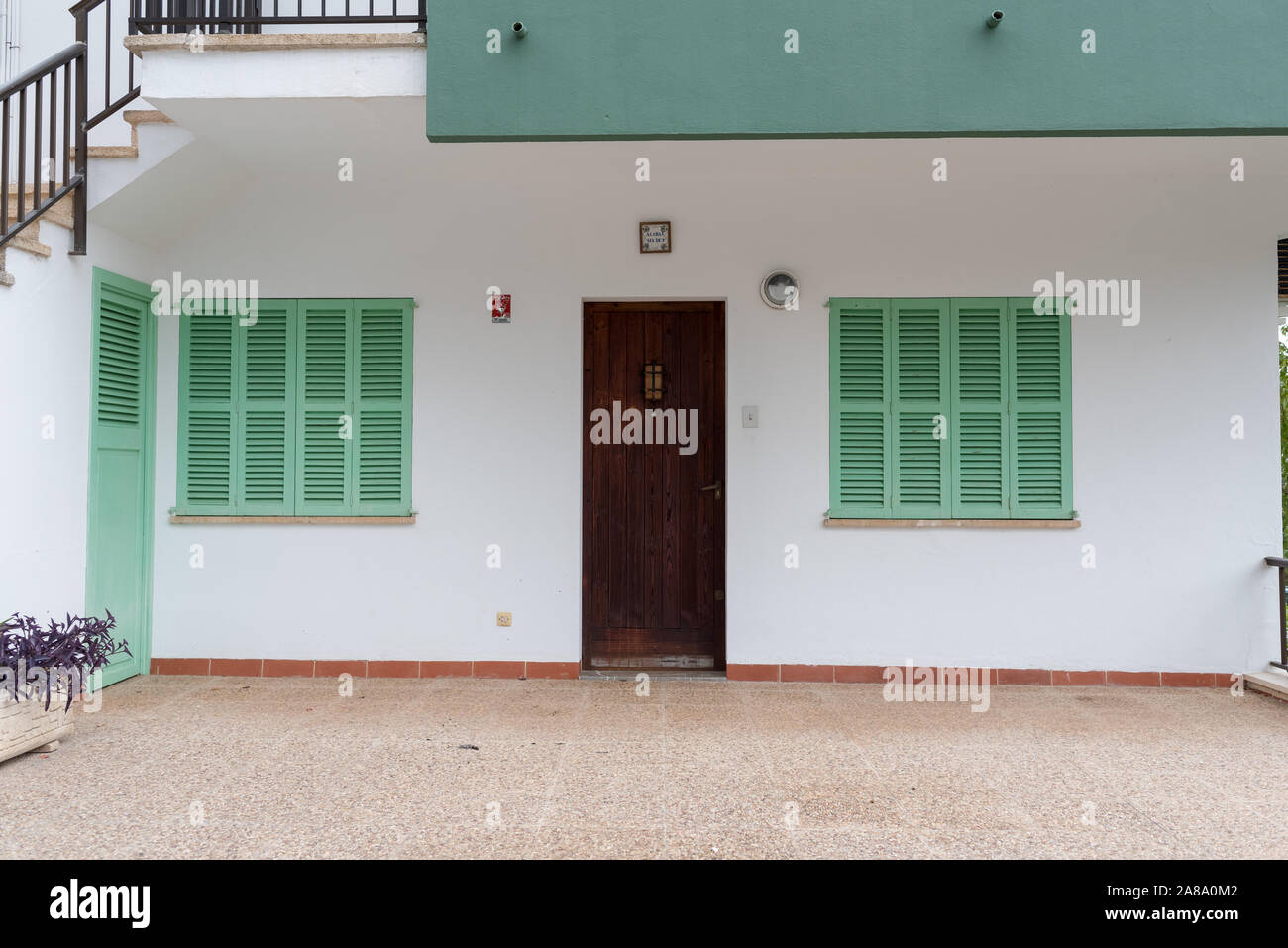 Urlaub Spanien Resort El Arenal städtische Straßen Holiday Resort Stockfoto