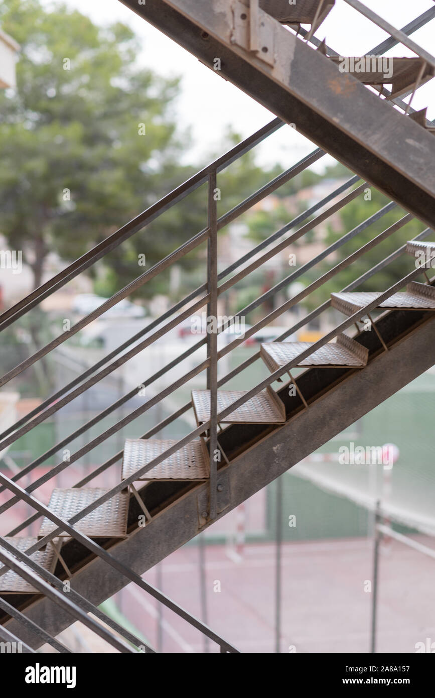 Straße Bild von Palma im Nassen mit Menschen Stockfoto