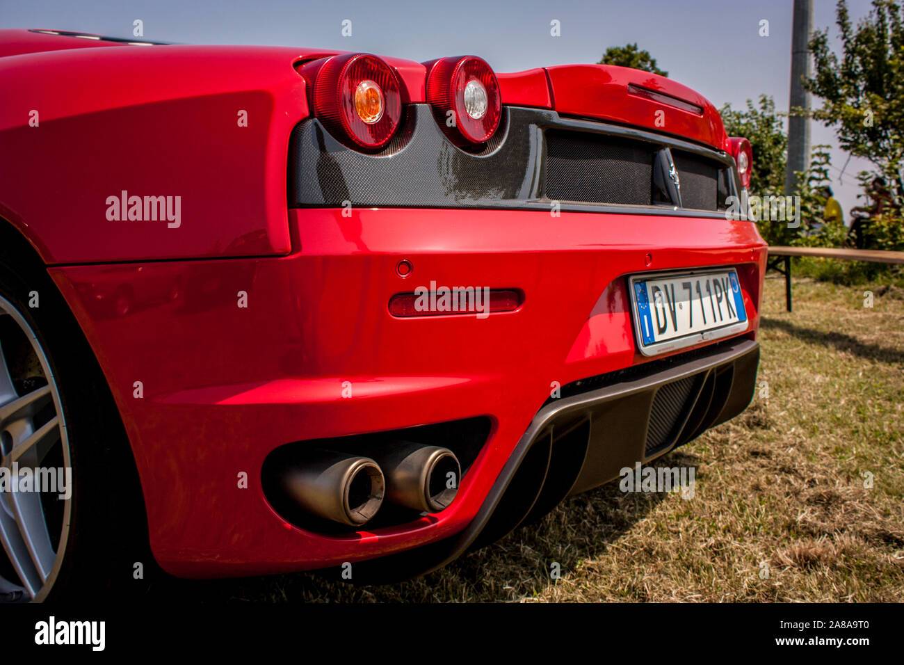 Ferrari der Hinterachse Stockfoto