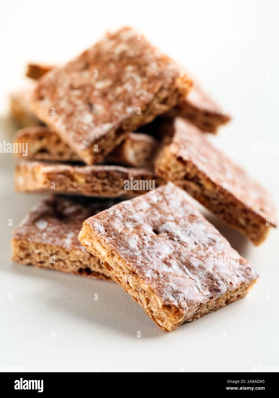 Leckerli, harte Spice Keks aus Basel, Schweiz Stockfoto
