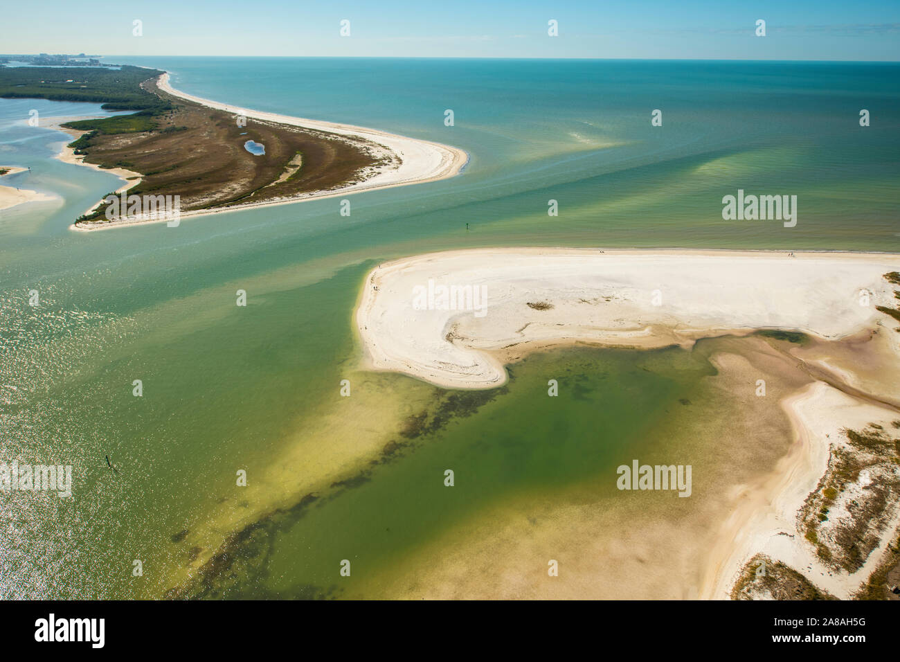 Caladesi und Flitterwochen Inseln Nationalparks, Florida. Südwesten Florida in der Nähe von Clearwater Beach, Golf von Mexiko Stockfoto