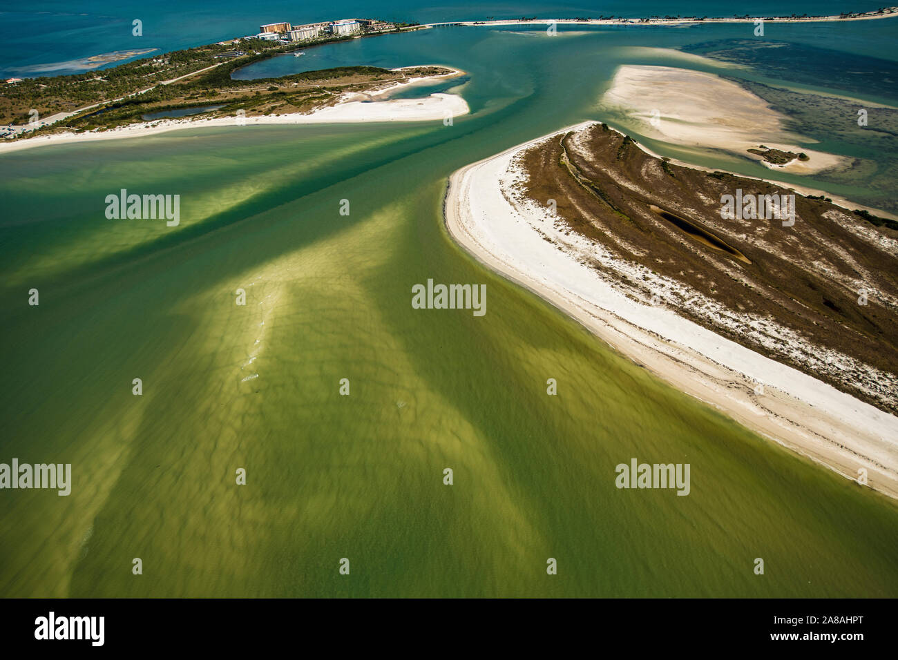 Caladesi und Flitterwochen Inseln Nationalparks, Florida. Südwesten Florida in der Nähe von Clearwater Beach, Golf von Mexiko Stockfoto