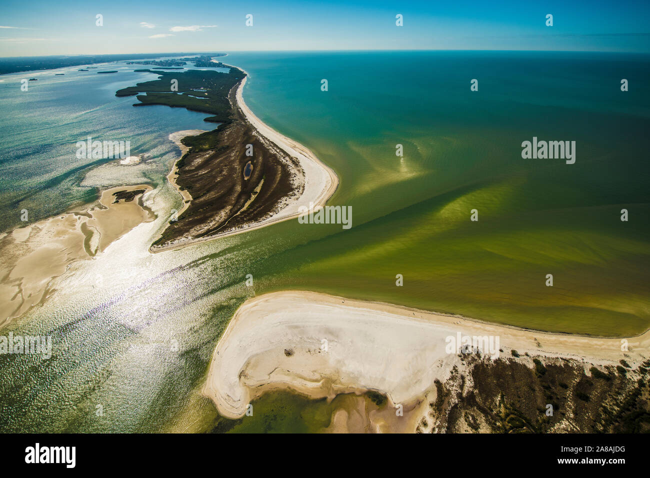 Caladesi und Flitterwochen Inseln Nationalparks, Florida. Südwesten Florida in der Nähe von Clearwater Beach, Golf von Mexiko Stockfoto