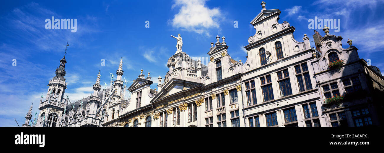 Low Angle View der Grote Markt, Brüssel, Belgien Stockfoto