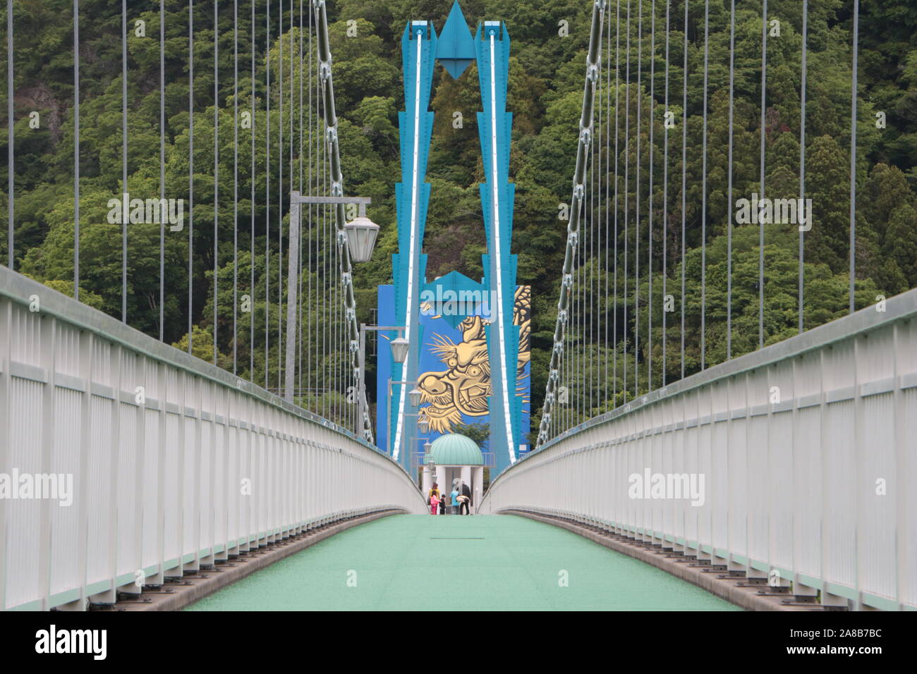 Ryujinotsuri-Brücke Stockfoto