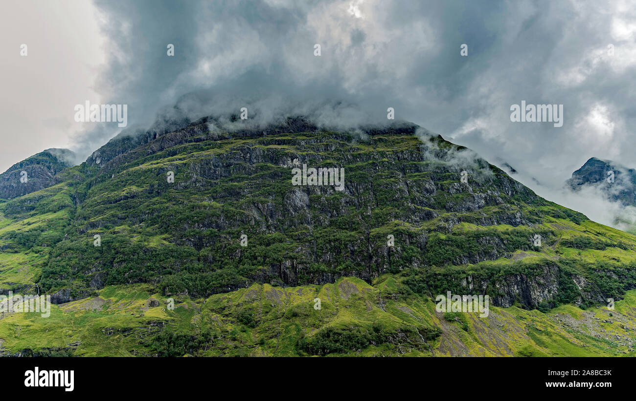 Tal Glencoe, Schottland Stockfoto