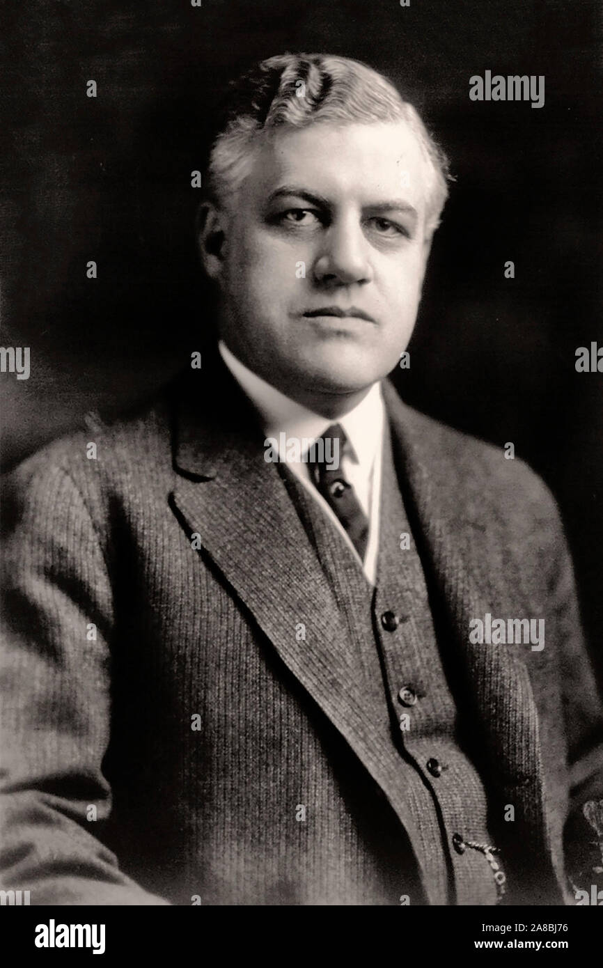 Alexander Mitchell Palmer, ca. 1919 Stockfoto