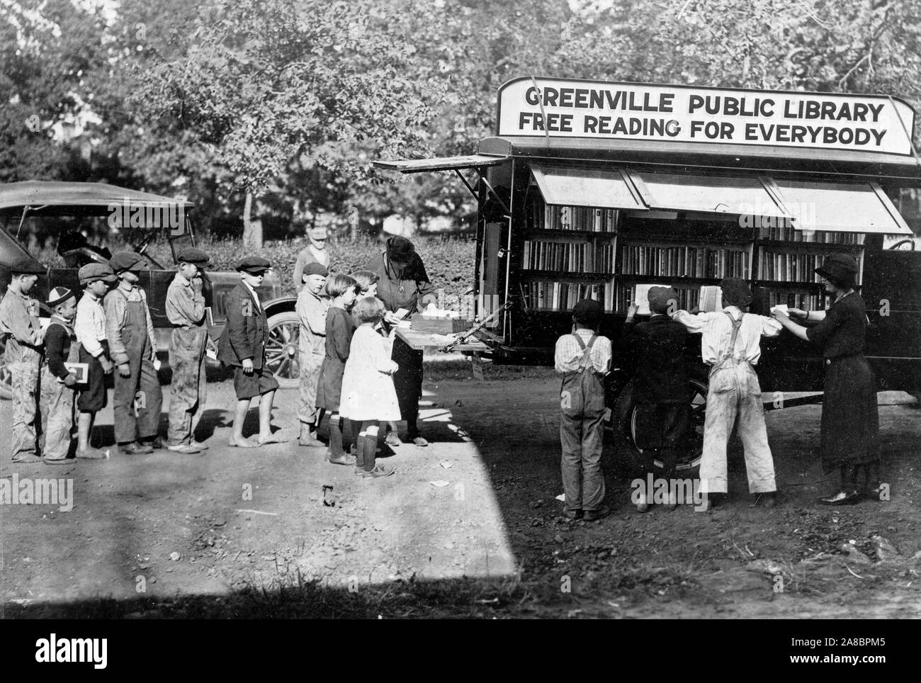 Buchen Sie Auto, Greenville County, South Carolina Stockfoto