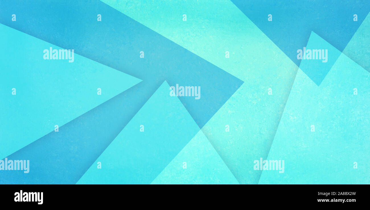 Abstrakt Blau grün Hintergrund mit Dreieck Formen in modernes und sauberes Material Design mit Layer in Elegante geometrische Muster Stockfoto