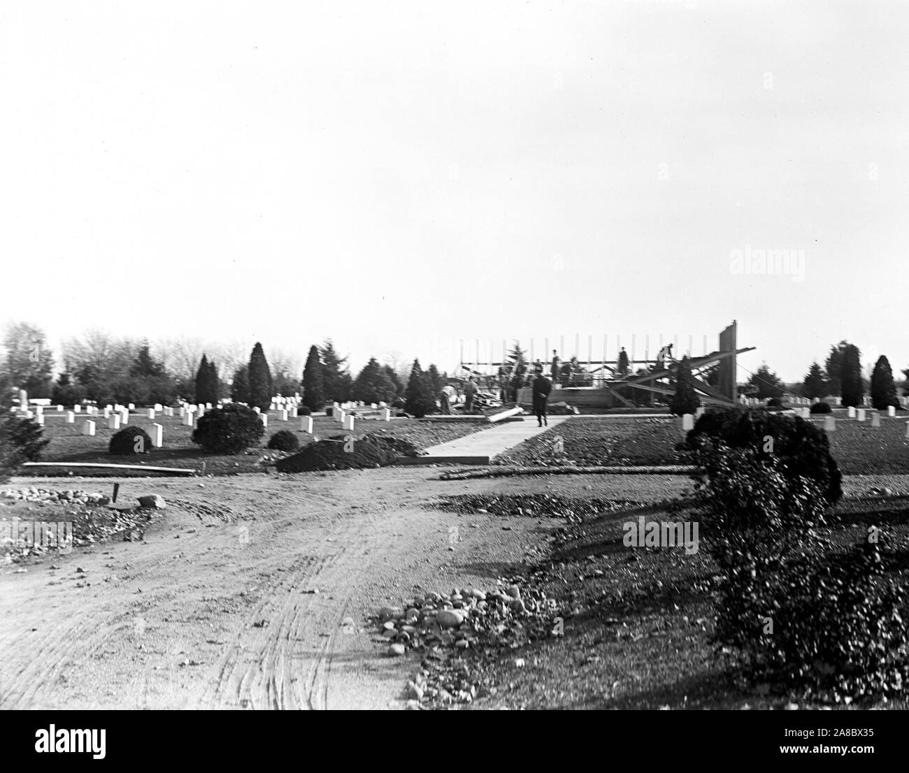 Gebäude der Konföderierten Denkmal auf dem Arlington National Cemetery Ca. 1912 Stockfoto