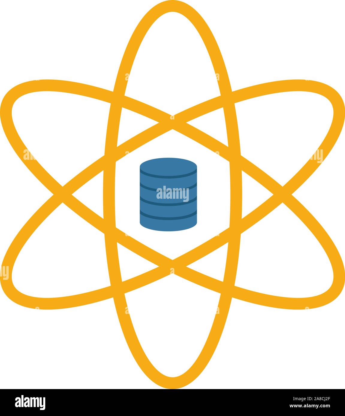 Daten Wissenschaft Symbol. Flach, kreatives Element von großen Daten icons Collection. Farbige daten Wissenschaft Symbol für Vorlagen, Web Design und Software Stock Vektor