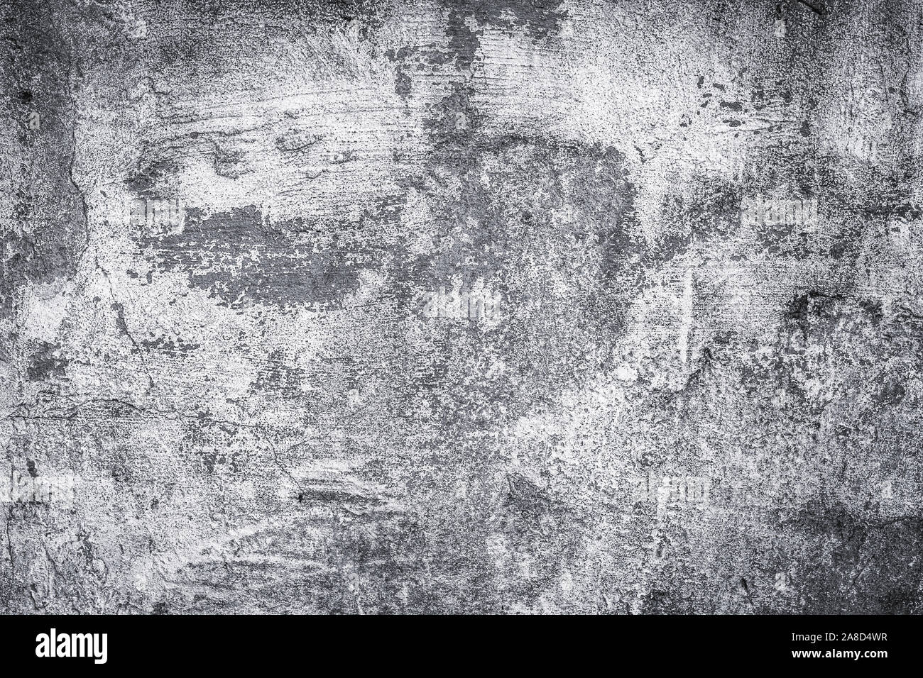 Abstract grunge grauen Hintergrund. Vorlage von Papier Textur. Alte vintage Betonwand. Schäbig Stein Hintergründe. Weiß distressed Oberfläche. Risse Stockfoto