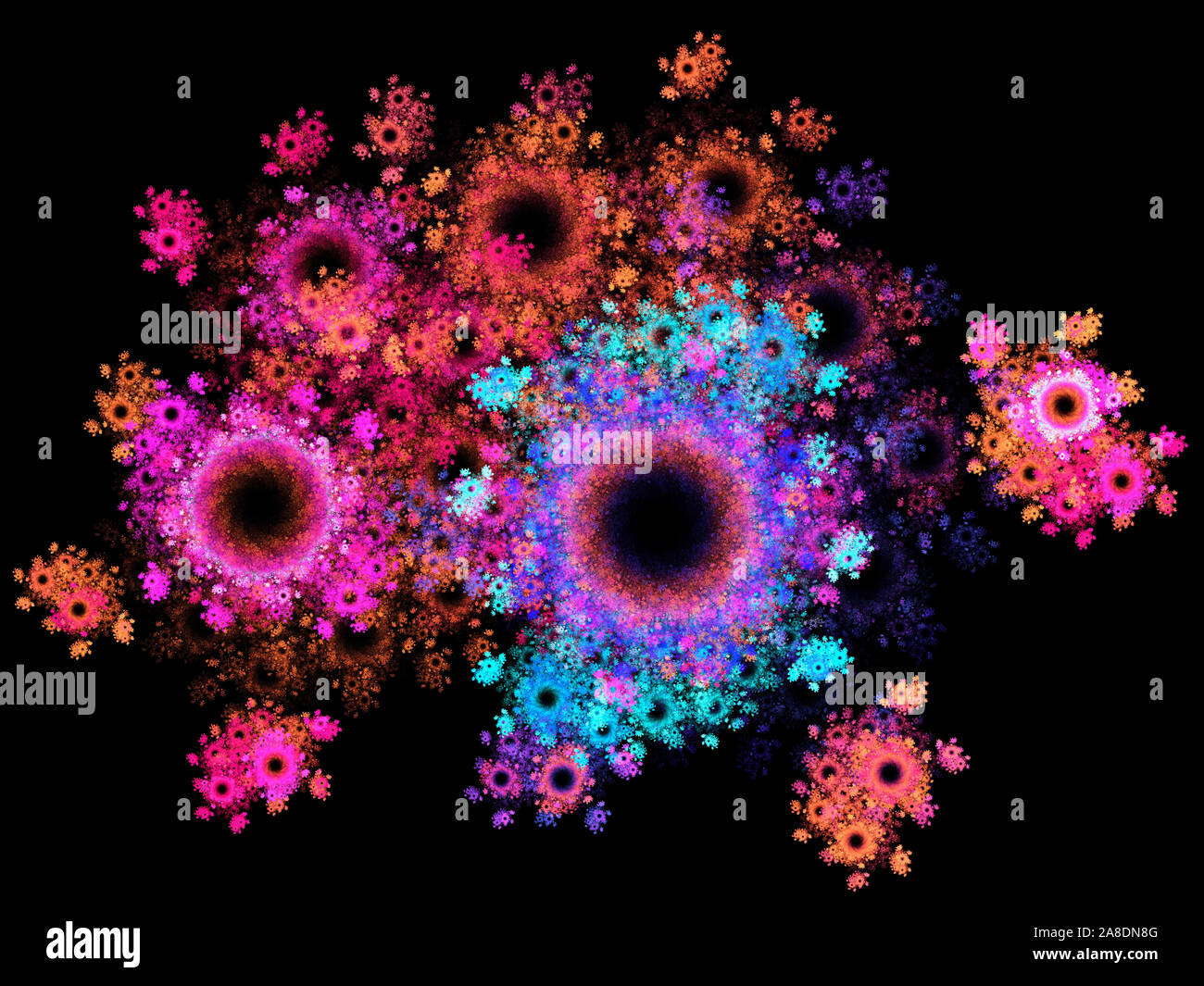 Fractal Artwork für kreatives Design Stockfoto
