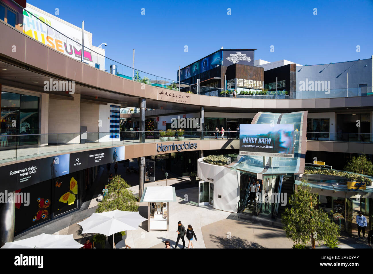 Santa Monica Place, Open air Shopping Mall, Los Angeles County, Kalifornien, Vereinigte Staaten von Amerika Stockfoto