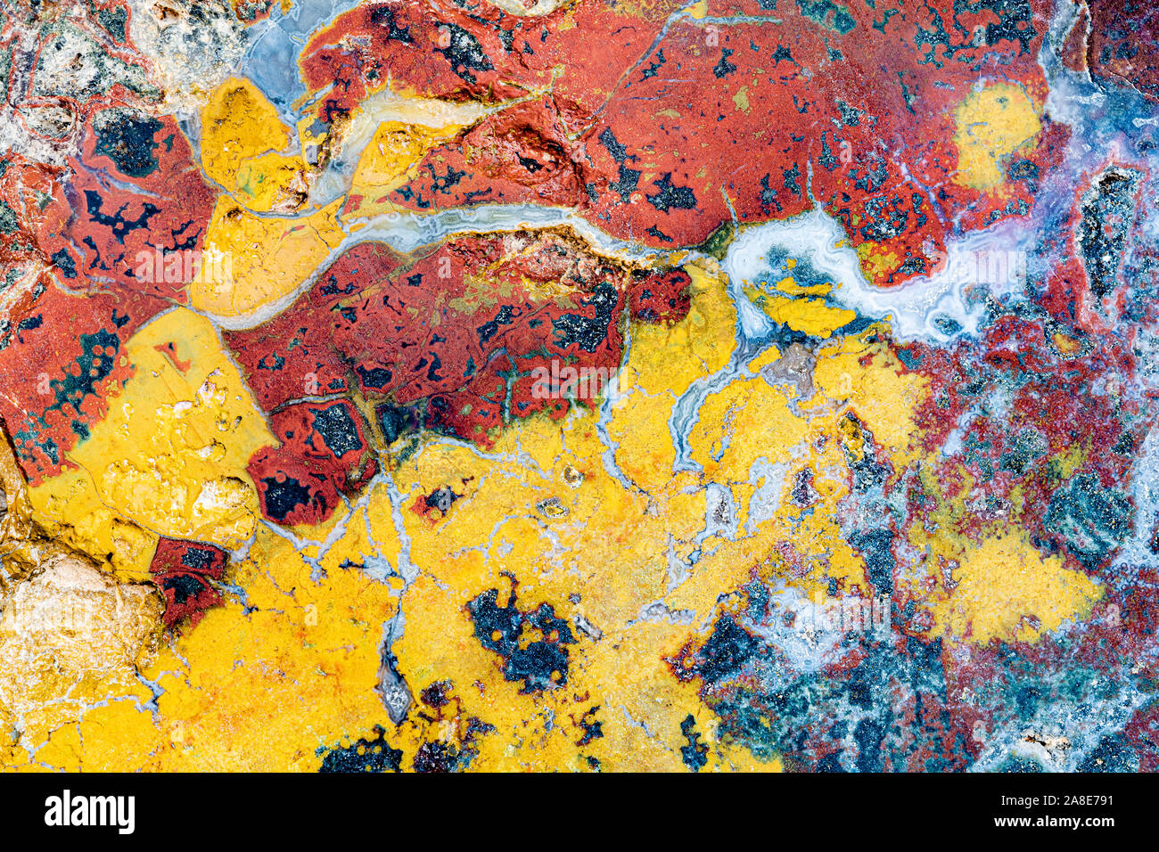 Geschliffen und poliert natürliche Mineralien, mit freundlicher Genehmigung von Joy & Co rock Store, Grand Marais, MN, USA, von Dominique Braud/Dembinsky Foto Assoc Stockfoto