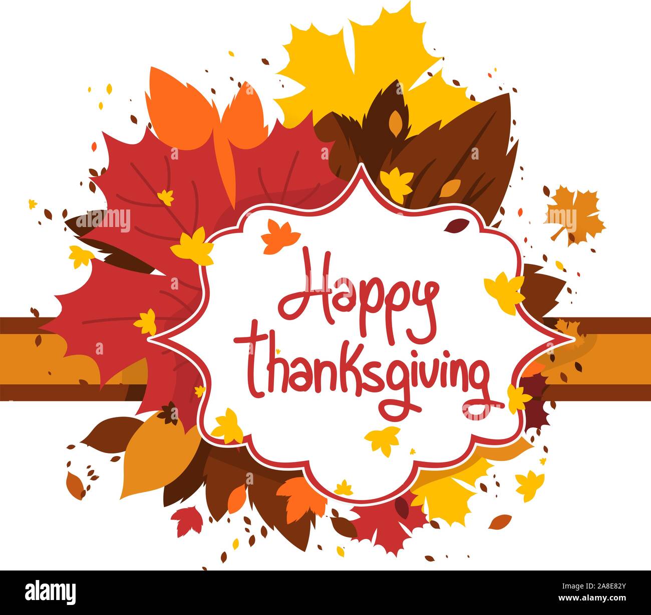 Thanksgiving Tag wünsche Design Stock Vektor