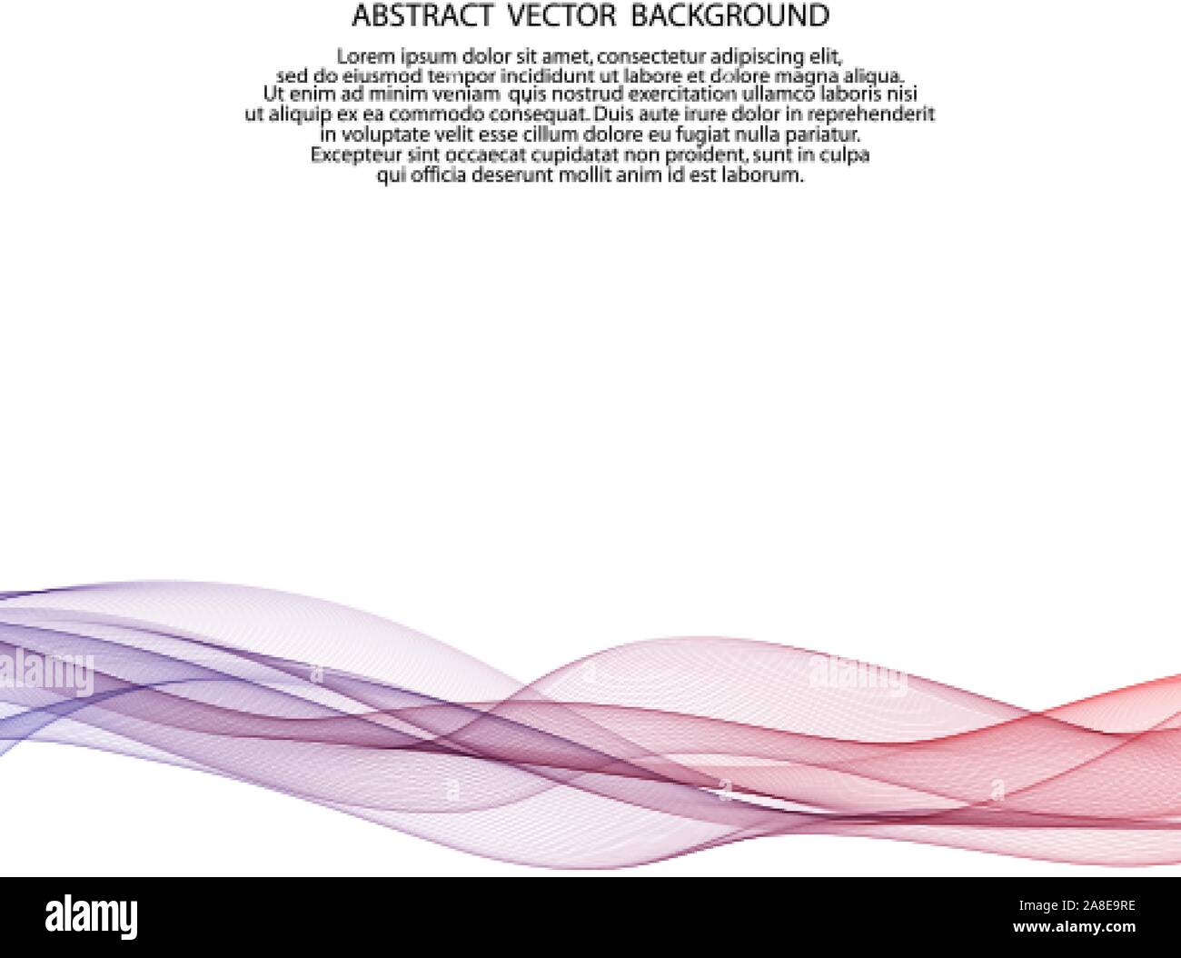 Farbe abstrakte Welle. vector Pattern. Layout für Präsentation. Eps 10. Stock Vektor