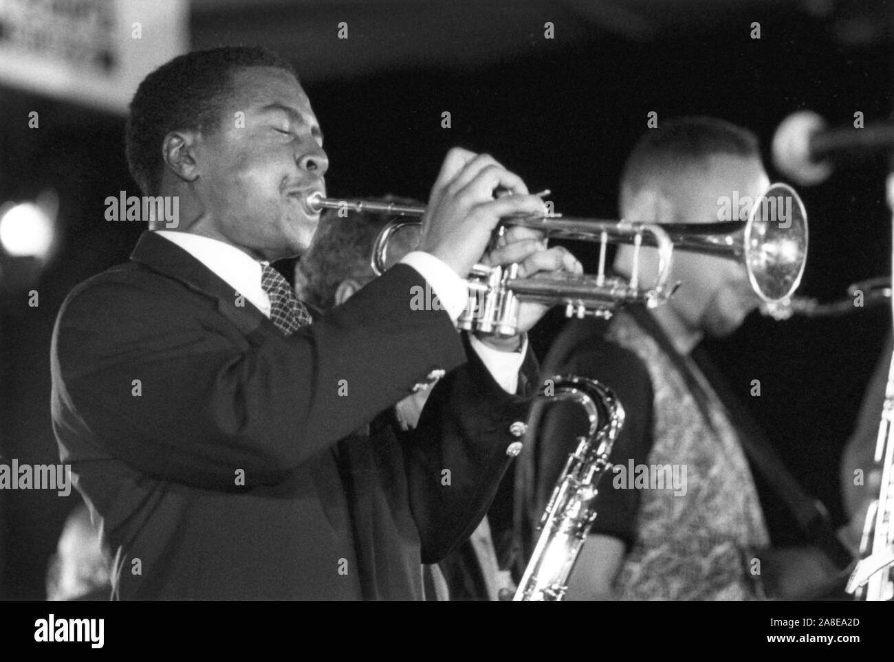 Roy Hargrove, North Sea Jazz Festival, Den Haag, Niederlande, 1994. Stockfoto