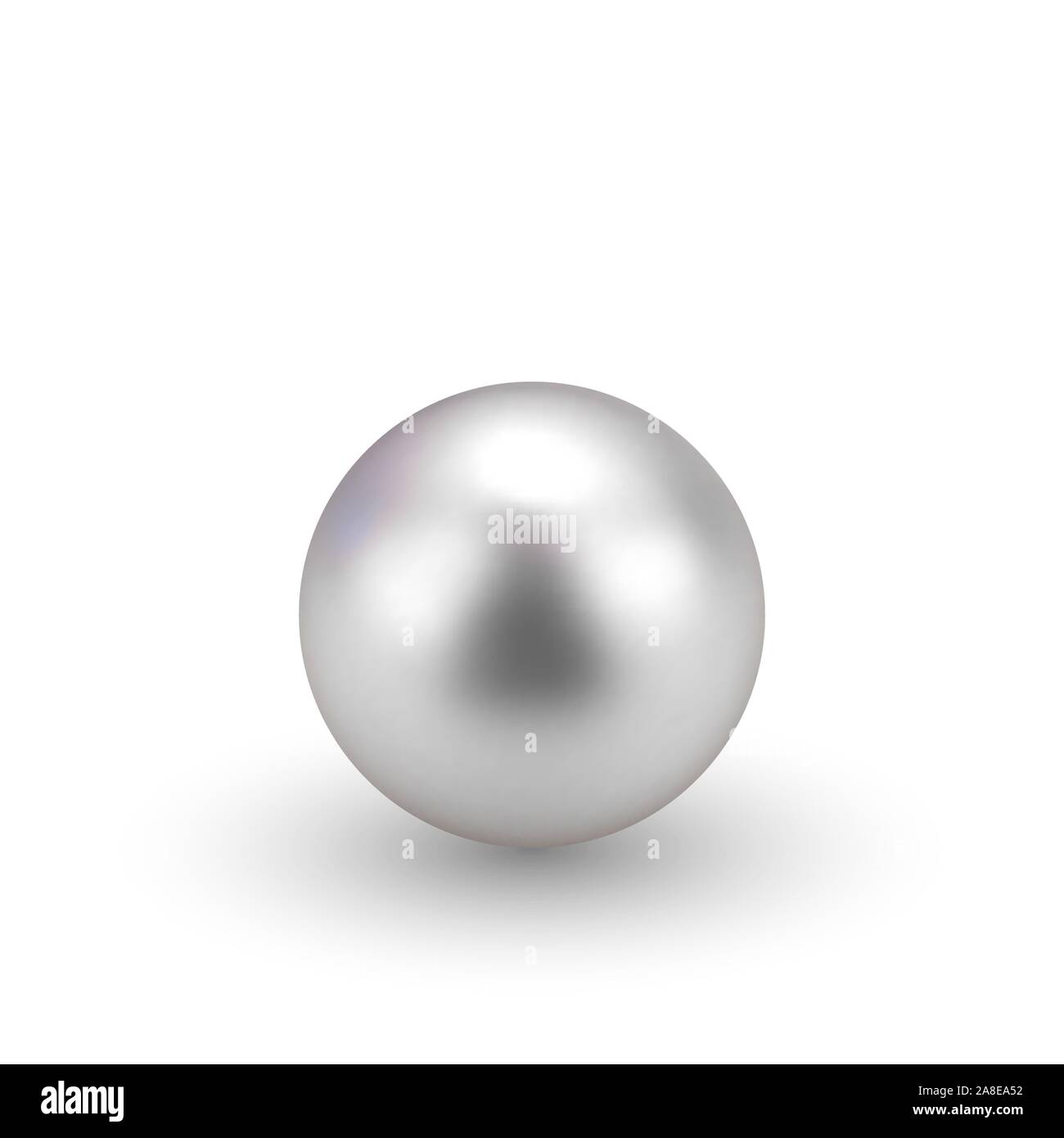 Weißen und grauen Farben Pearl. Vector Illustration. Präsentation Vorlage Stock Vektor