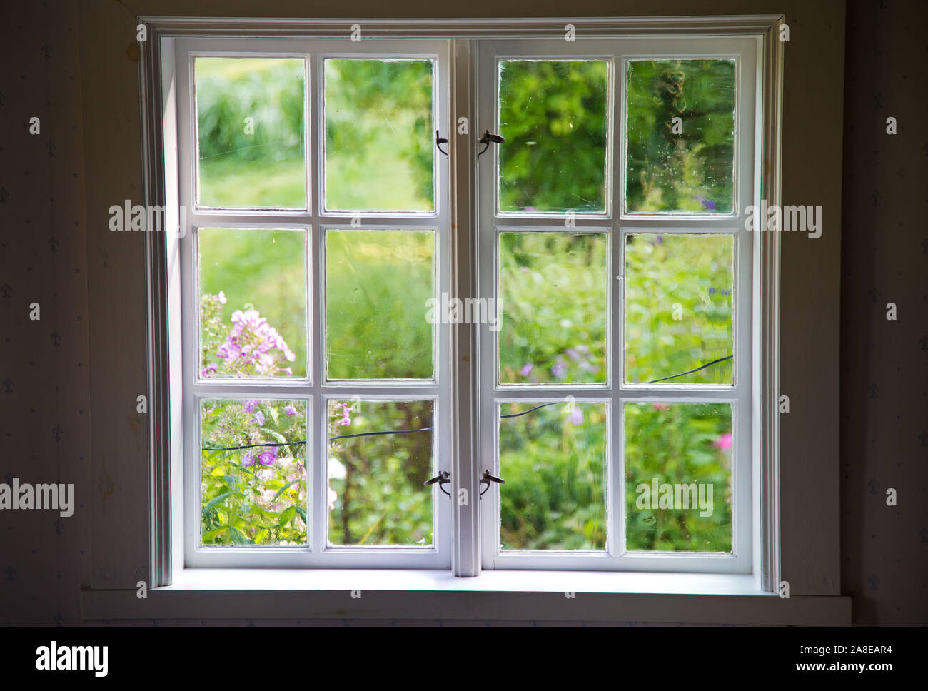 Ein Fenster. Foto Jeppe Gustafsson Stockfoto