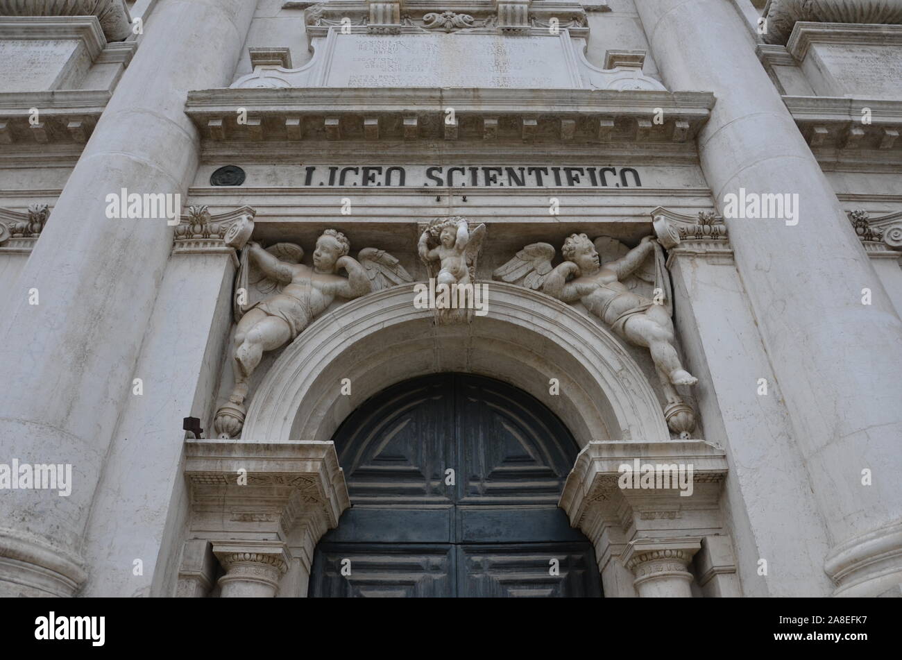 Liceo Scientifico "De Benedetti, 'Venedig Stockfoto