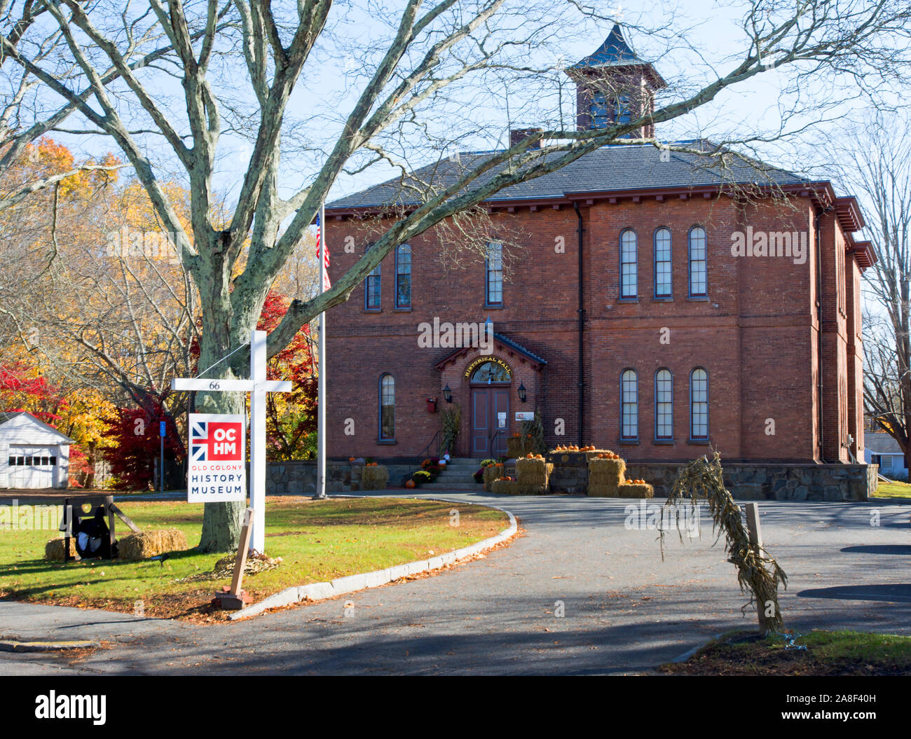 Alte Kolonie historische Gesellschaft, Taunton, Massachusetts, USA Stockfoto
