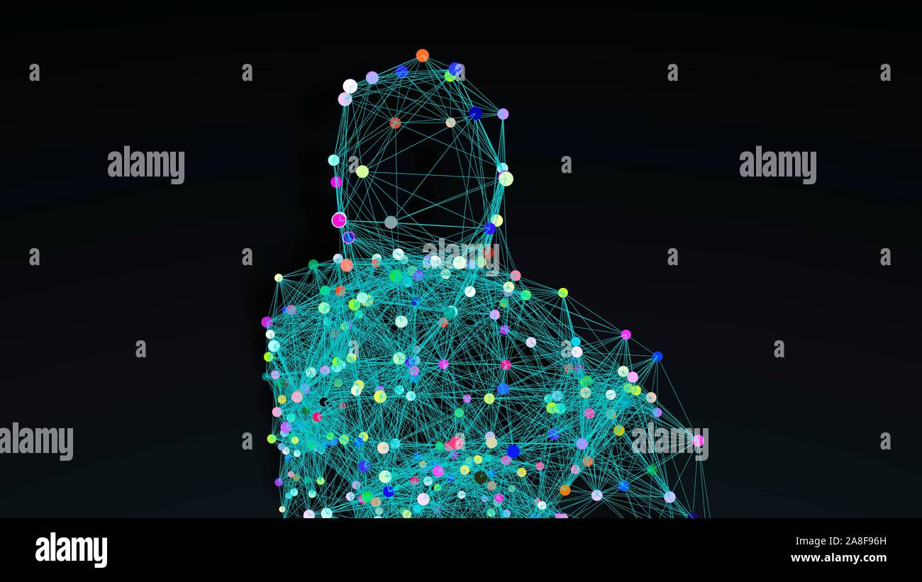Künstliche Intelligenz, konzeptionelle Darstellung Stockfoto