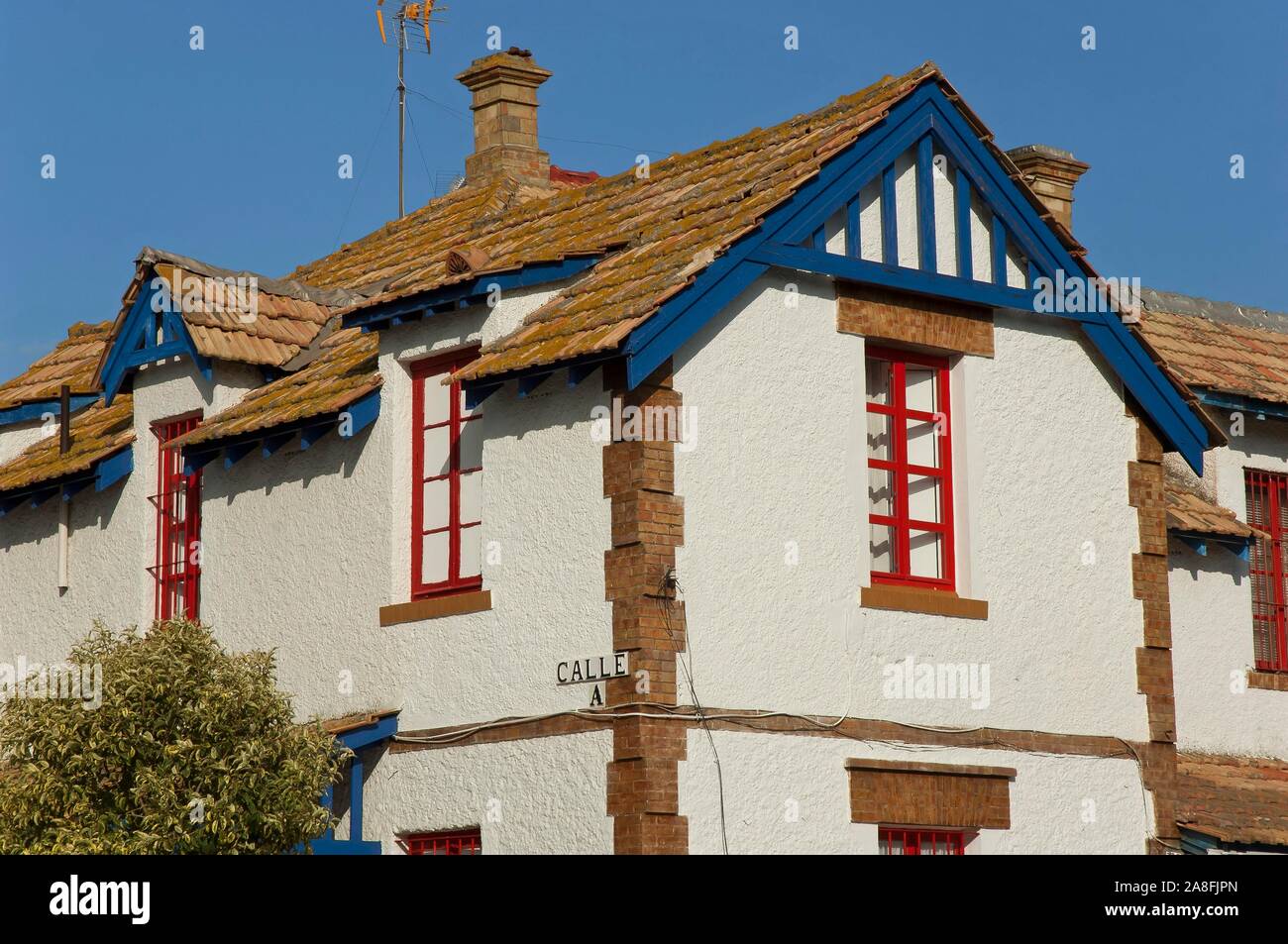 Queen Victoria Viertel Barrio Obrero, Huelva, Andalusien, Spanien, Europa. Stockfoto