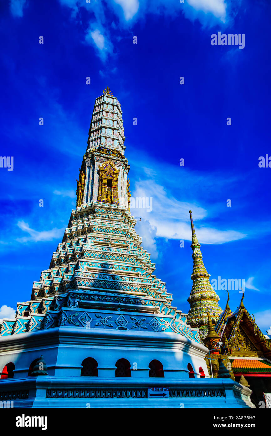 Bangkok, Thailand - 29.Oktober 2019: Grand Palace im Jahr 1782 und seit 150 Jahren die Heimat der thailändische König gebaut. Stockfoto