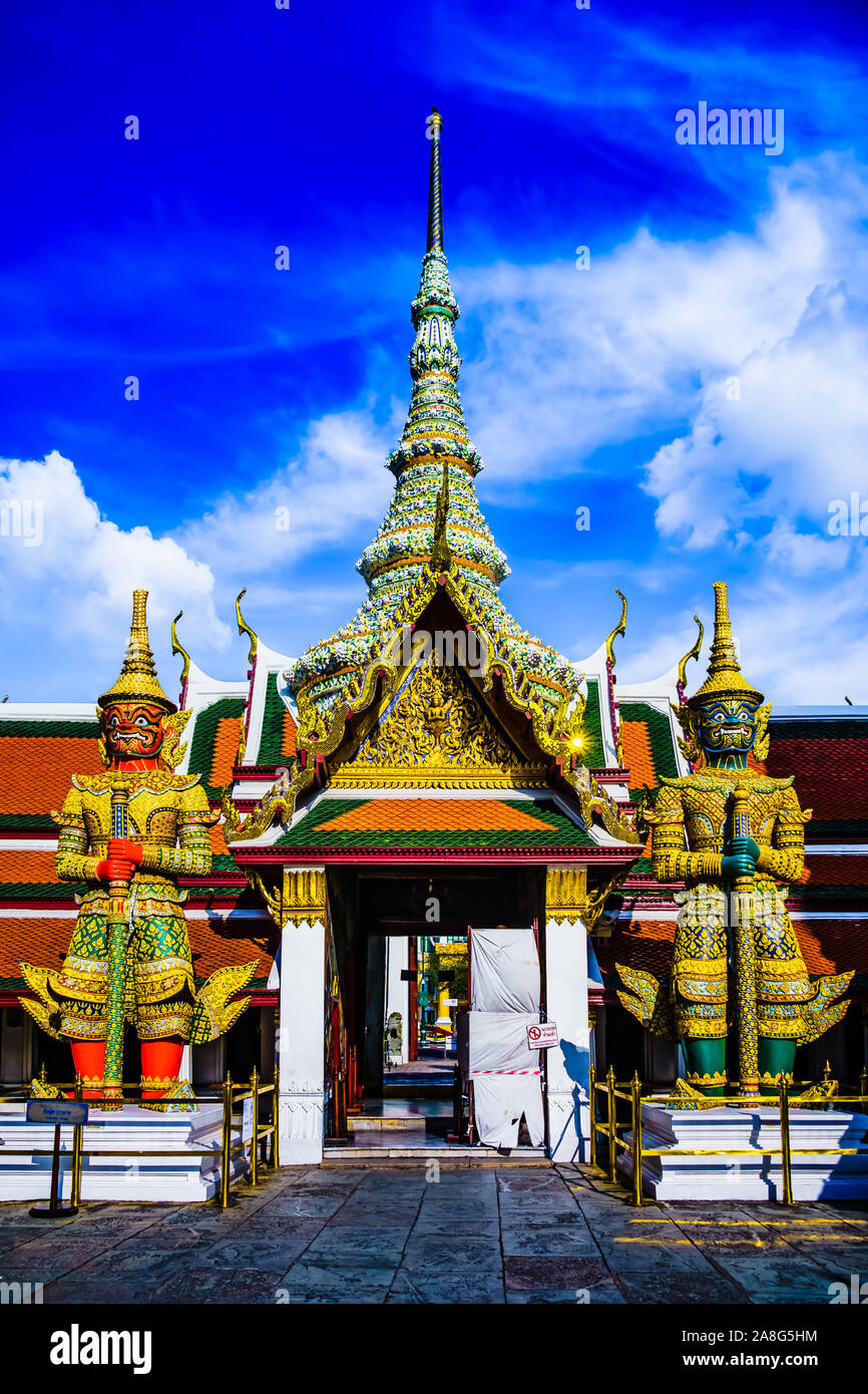 Bangkok, Thailand - 29.Oktober 2019: Grand Palace im Jahr 1782 und seit 150 Jahren die Heimat der thailändische König gebaut. Stockfoto
