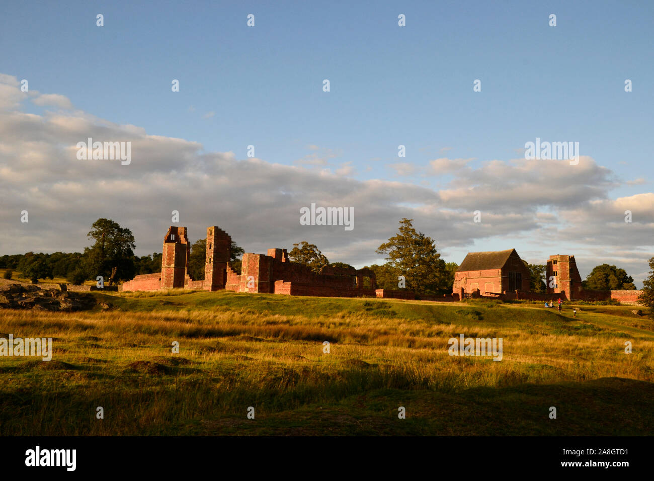 Ruinen von bradgate Haus in Bradgate Park, Leicester, Leicestershire, England, Großbritannien Stockfoto