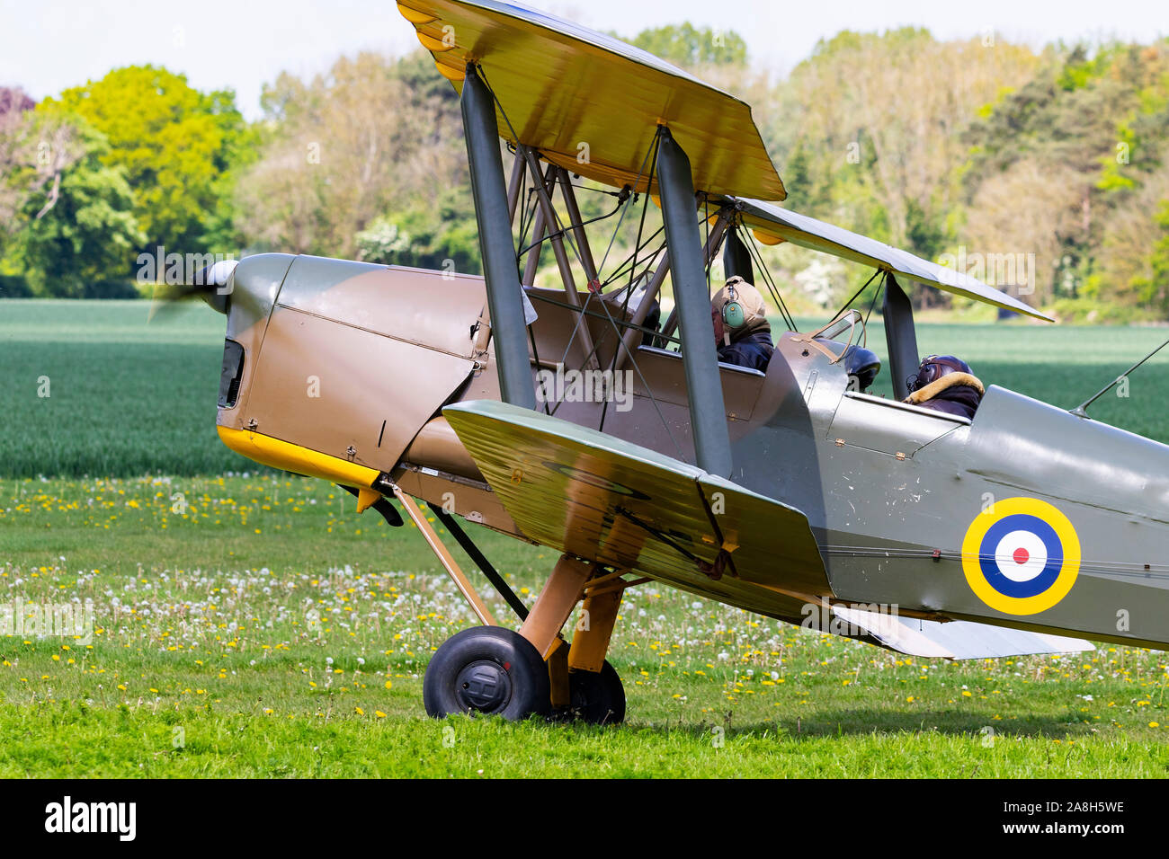 De Havilland DH 83A Tiger Moth T 7794 G-ASPV Stockfoto