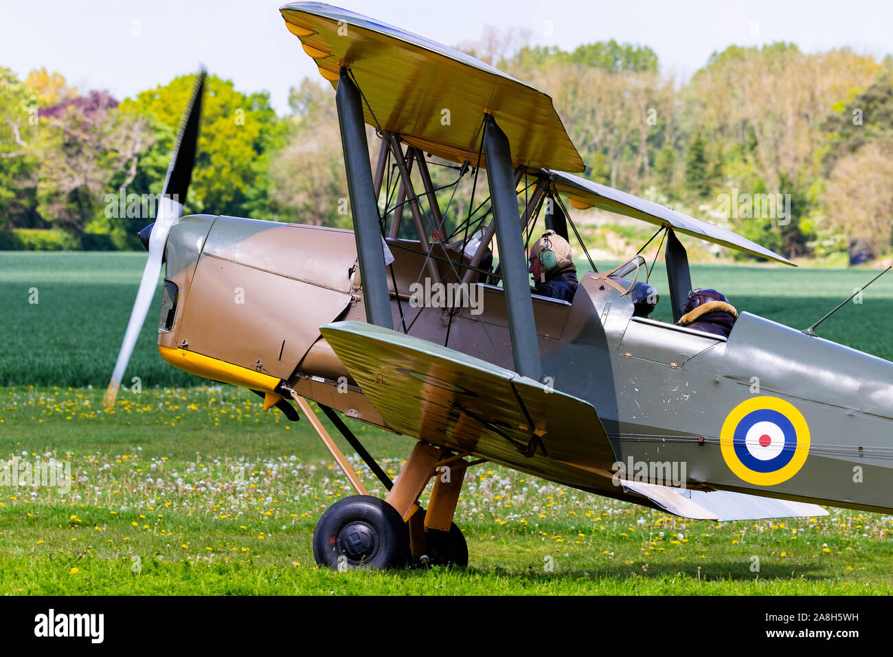 De Havilland DH 83A Tiger Moth T 7794 G-ASPV Stockfoto