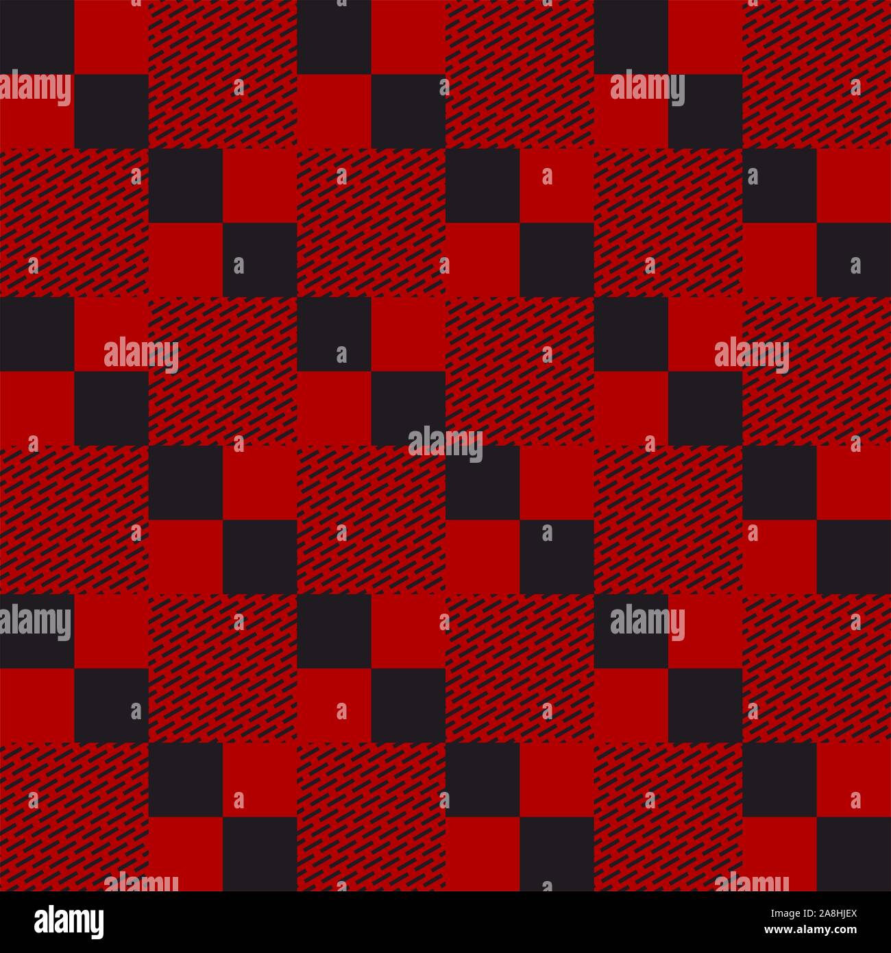 Tartan plaid nahtlose Muster, roter Stoff Textur, Weihnachten Hintergrund. - Vektor Stock Vektor