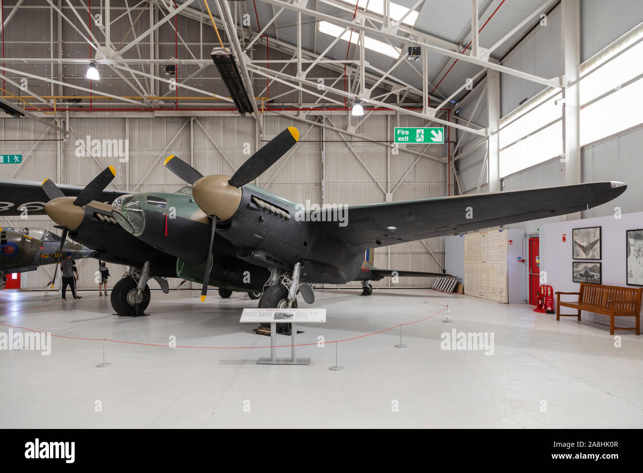 De Havilland Mosquito TT 35 auf dem Display an RAF Museum Cosford Stockfoto De Havilland Mosquito TT 35 auf dem Display an RAF Museum Cosford Stockfoto