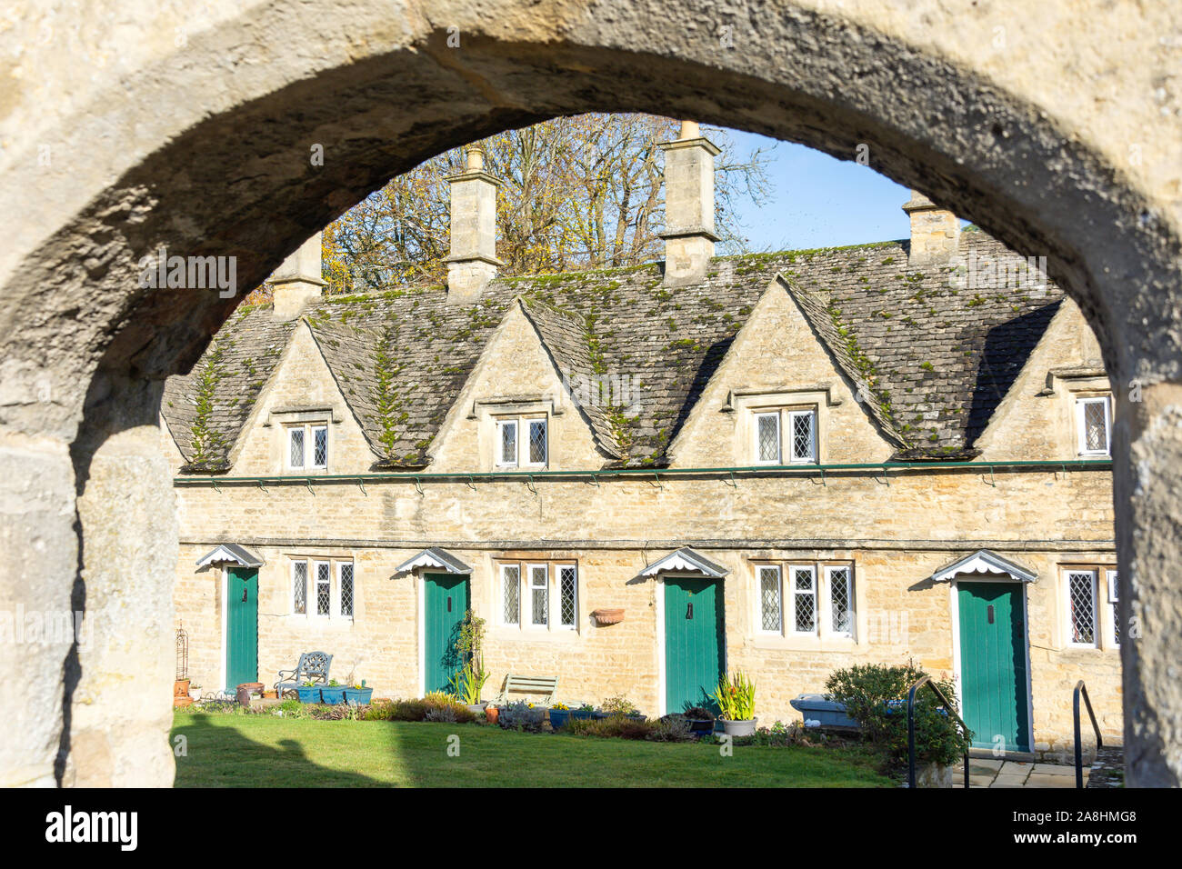 17. jahrhundert Almhouses, Church Street, Chipping Norton, Oxfordshire, England, Vereinigtes Königreich Stockfoto
