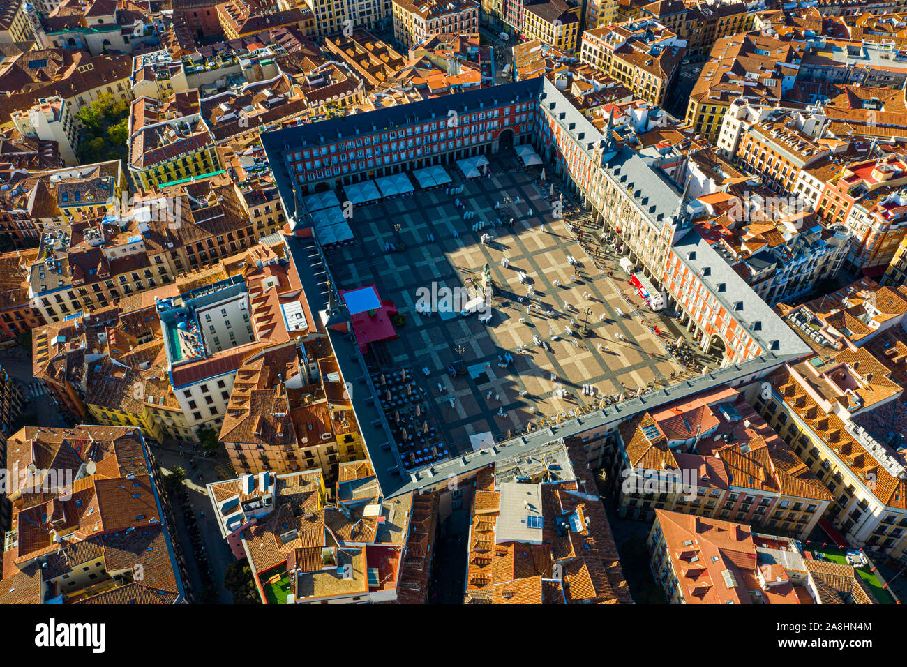 Plaza Mayor, Madrid, Spanien Stockfoto