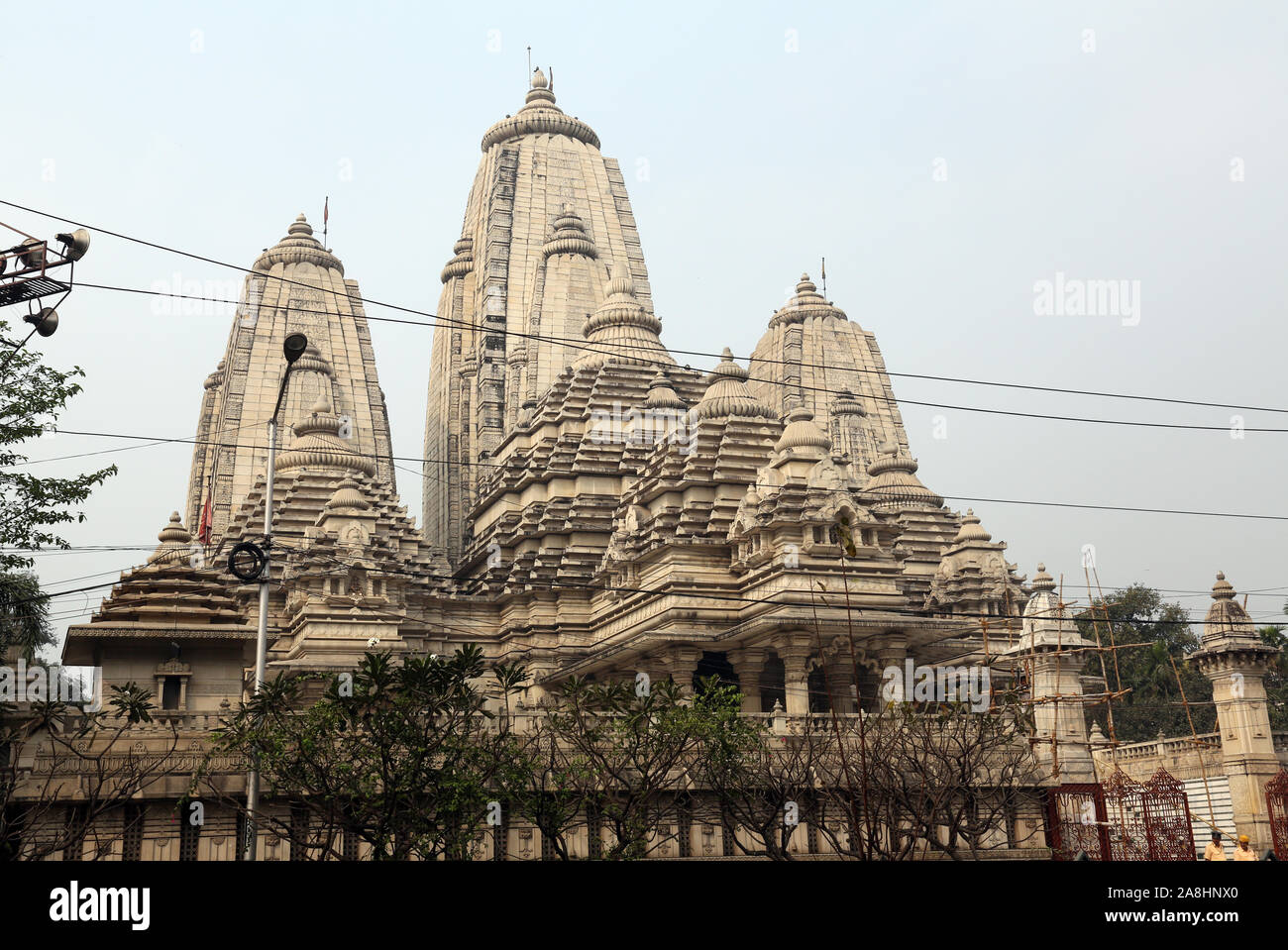 Birla Mandir (Hindu Tempel) in Kolkata, West Bengal in Indien Stockfoto