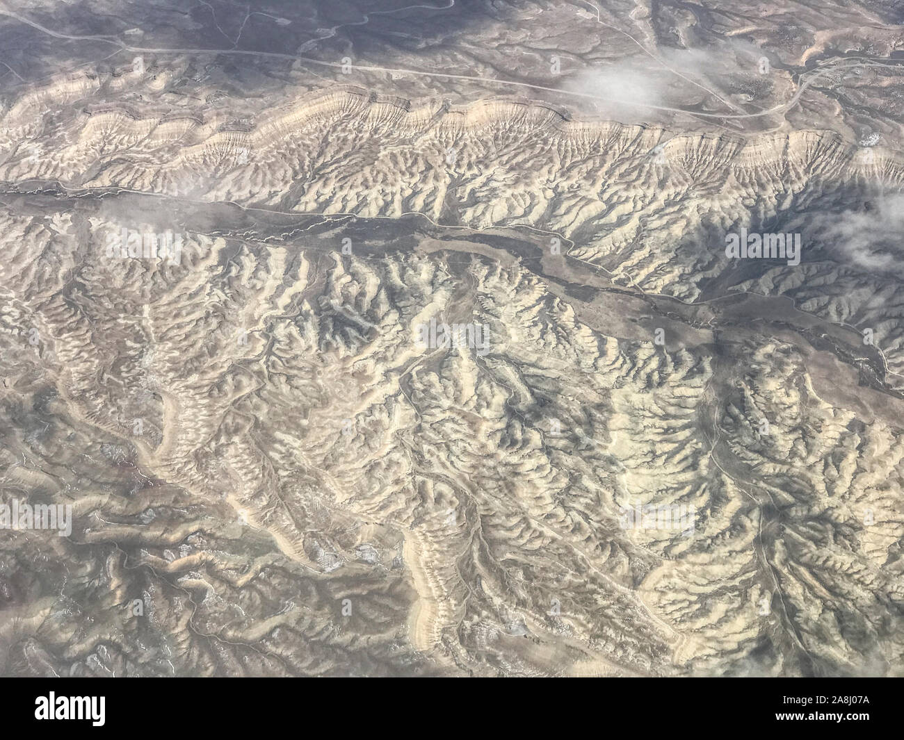 White River badlands, White River Wildnis Studie, Utah Stockfoto
