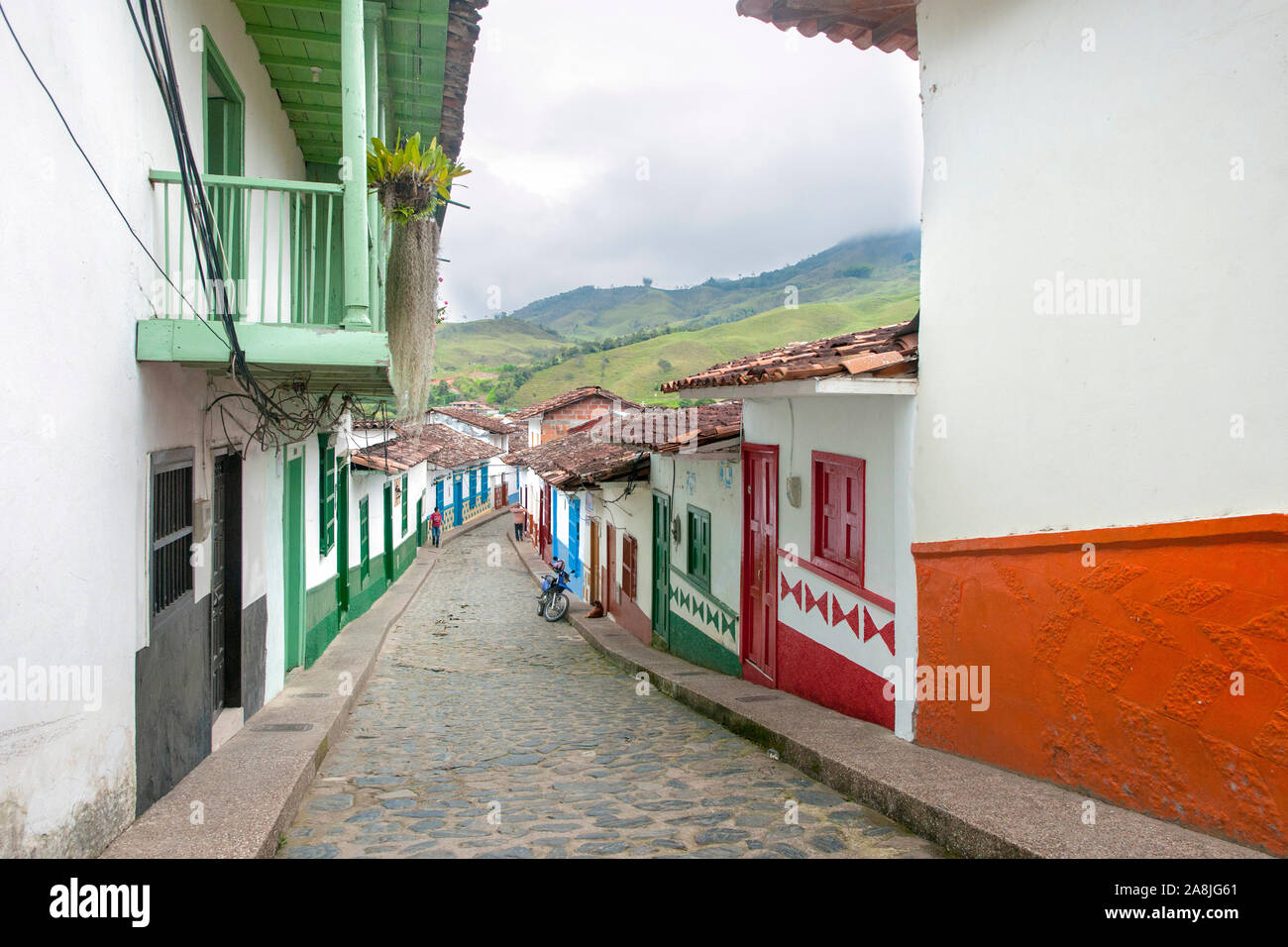 Das Dorf von Concepción, Antioquia, Kolumbien. Stockfoto