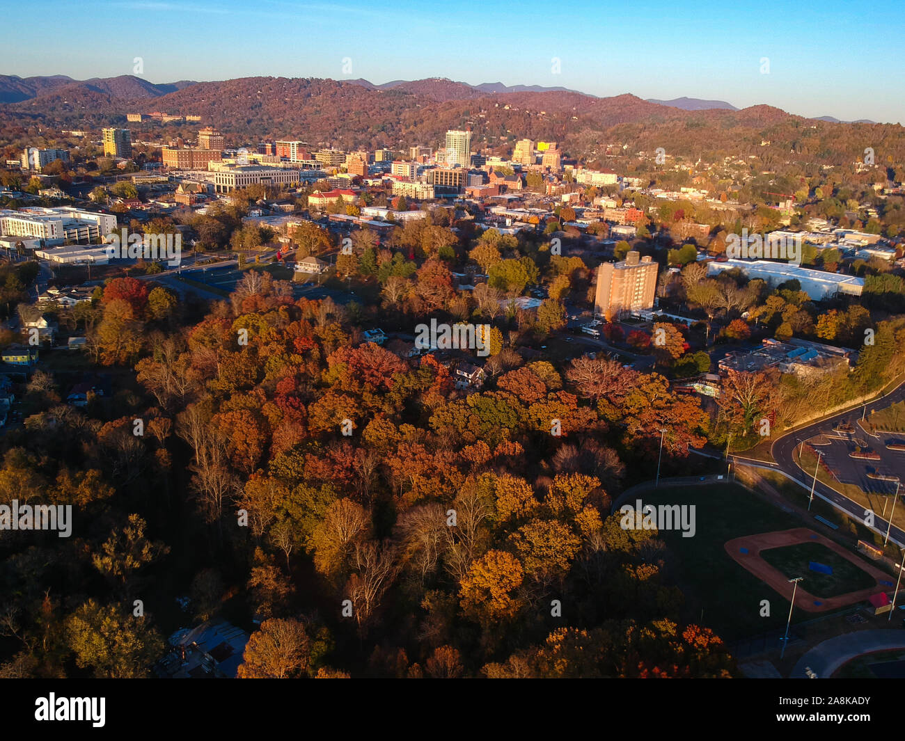 Downtown Asheville North Carolina Stockfotos Und Bilder Kaufen Alamy